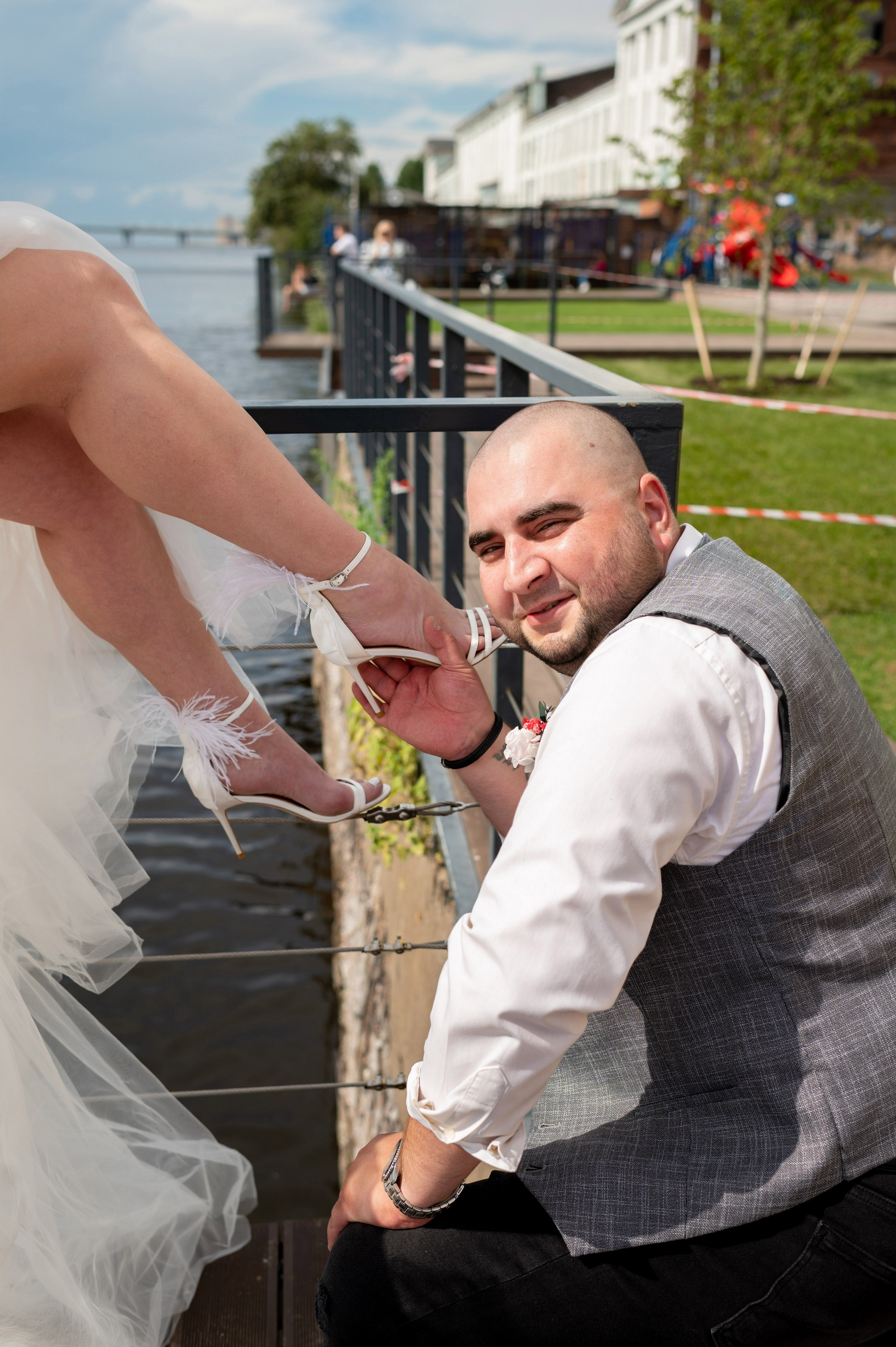 Экстравагантная свадебная фотосессия Светланы и Славы по нетрадиционным и оригинальным местам для свадебной прогулки в Санкт-Петербурге. Портретный, семейный и свадебный фотограф в Санкт-Петербурге и в Пушкине Ширяев Денис