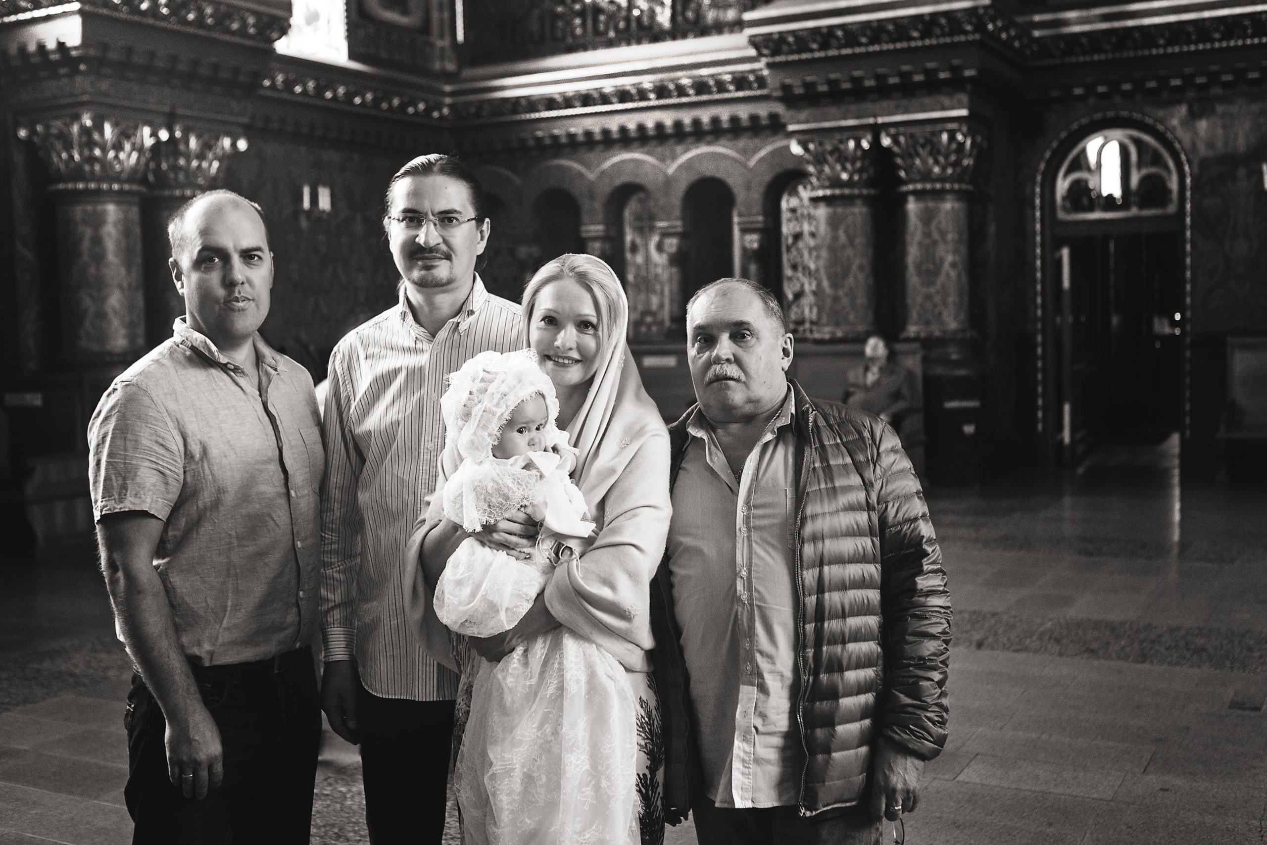 Фотосессия крещения новорожденных