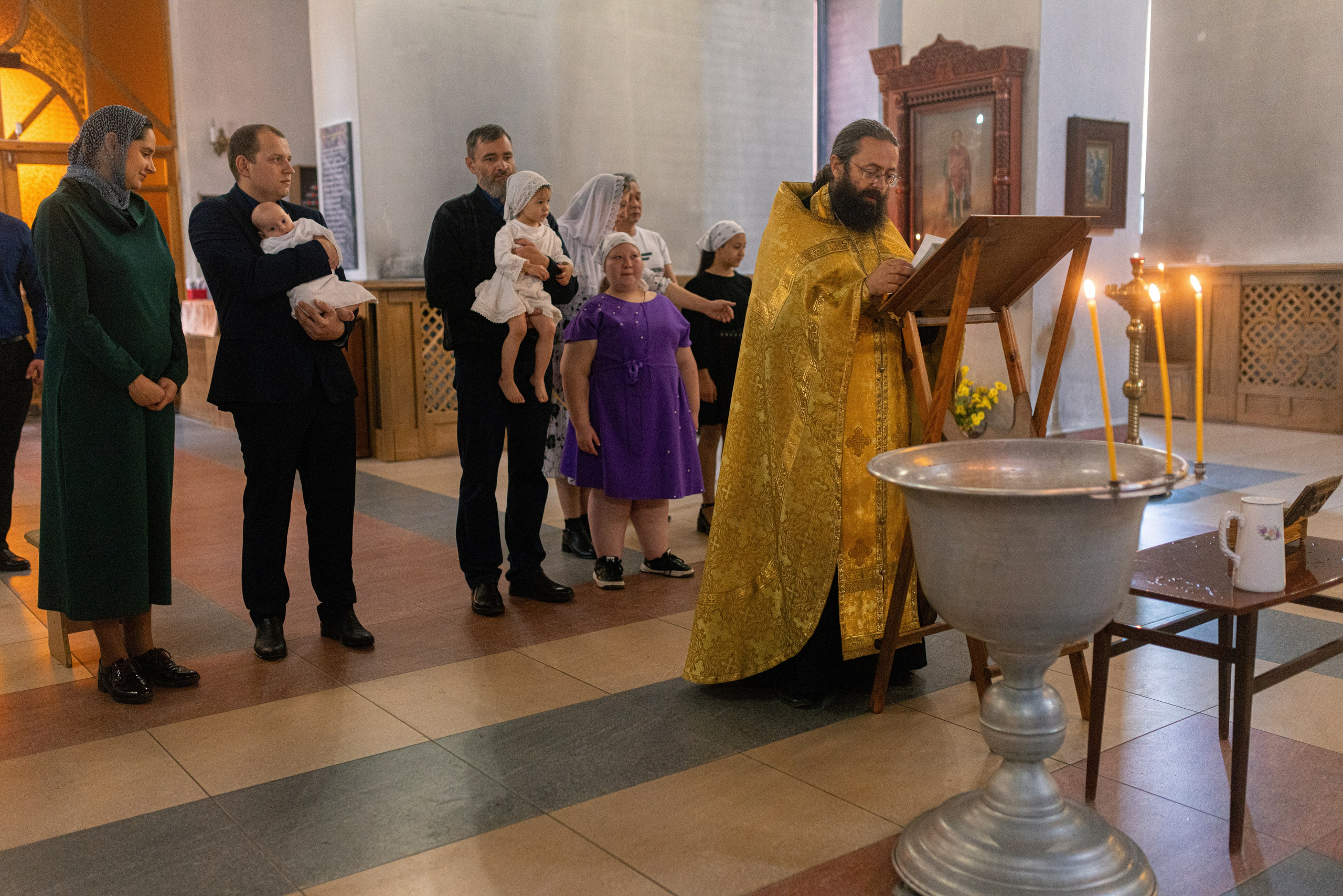 Крещение Алины. Дмитрий Шульгин, портретный фотограф в Воронеже