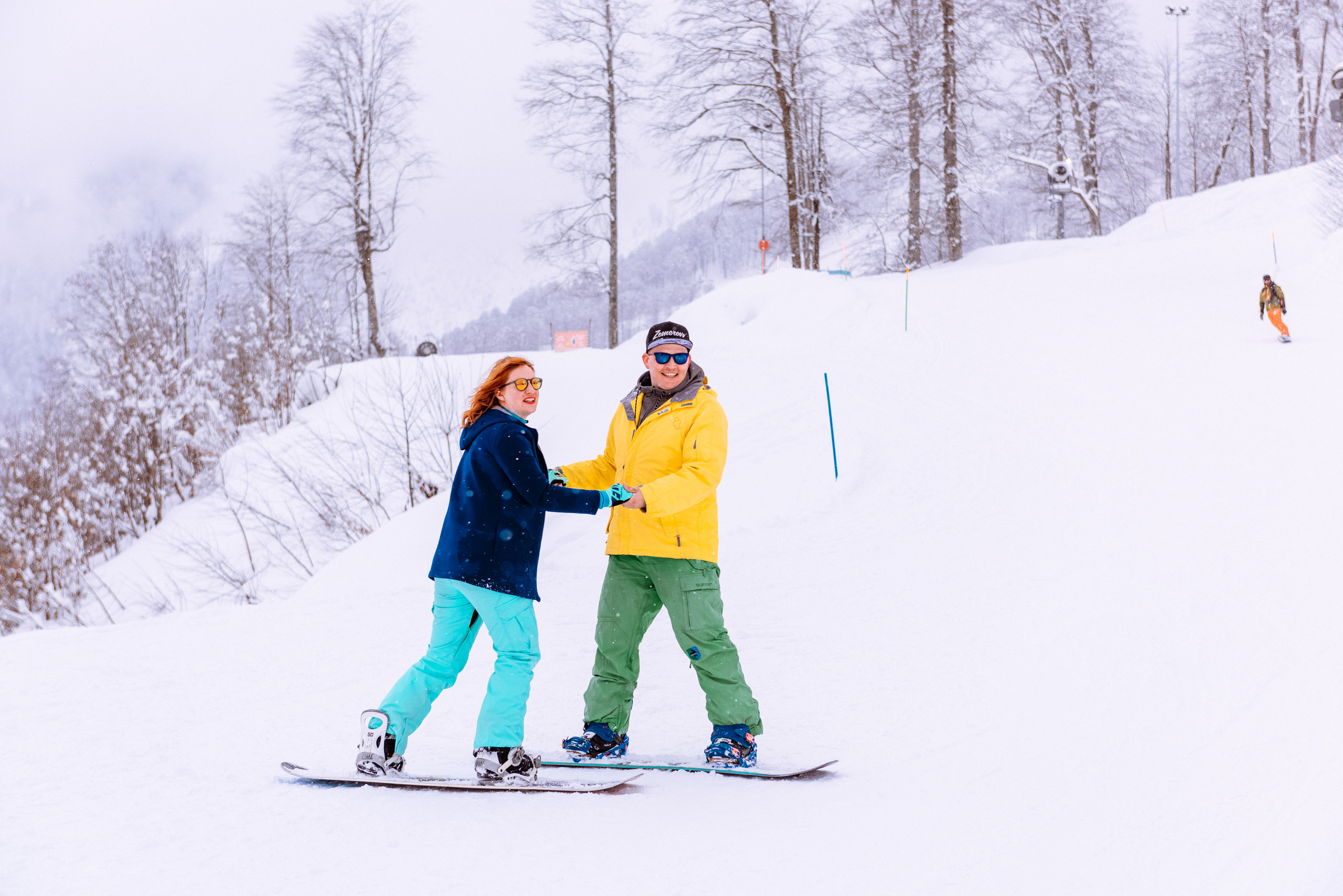 Love, recreation and snowboarding. Fedor Lemeshko — Destination Wedding and Family Lifestyle photographer