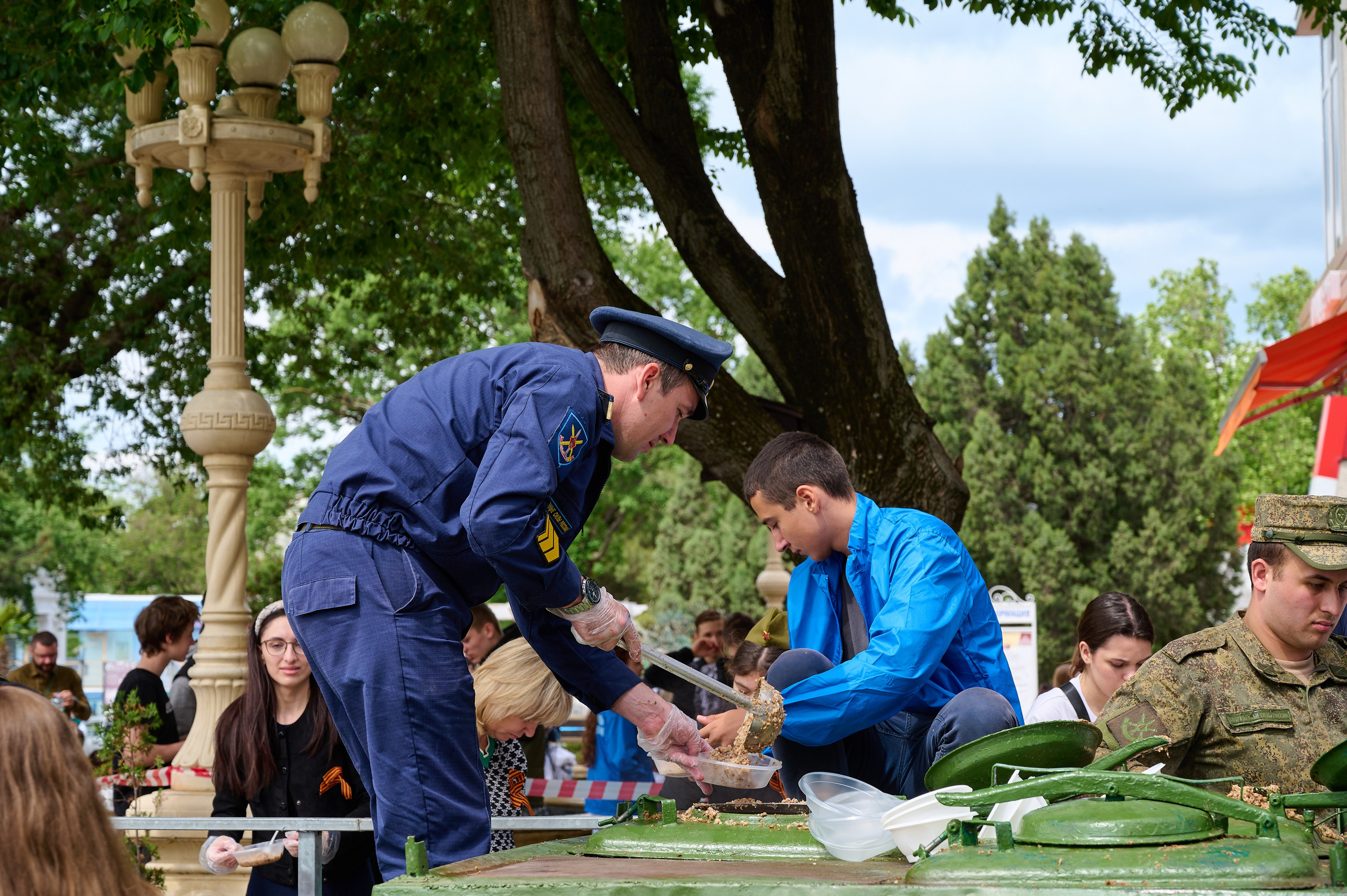 Митинг 9 мая. Жизнь курорта Кабардинка в фотографиях