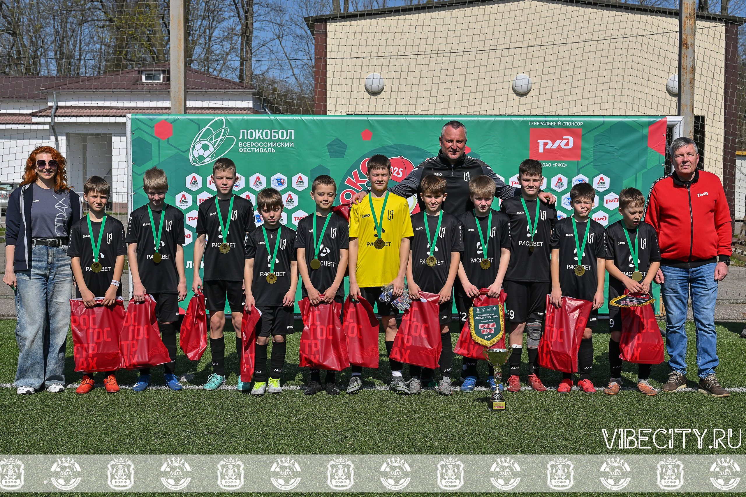 XIX Всероссийского футбольного турнира Локобол 2025 РЖД. VIBECITY.RU Вайб Сити Ру Фоторепортажи Фотоотчеты Калининград