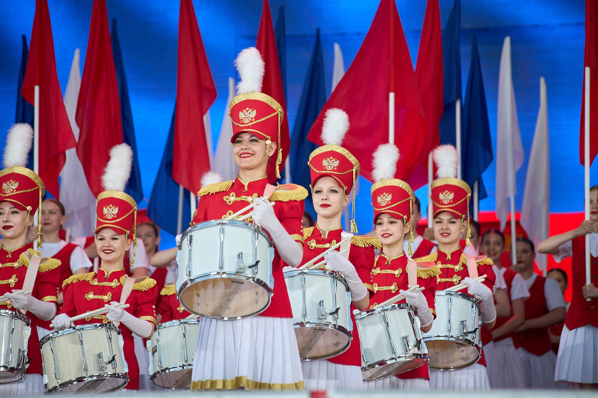 Концерт 9 мая 2025 года на соборной площади. Фотограф Омск | Александр Вандеров