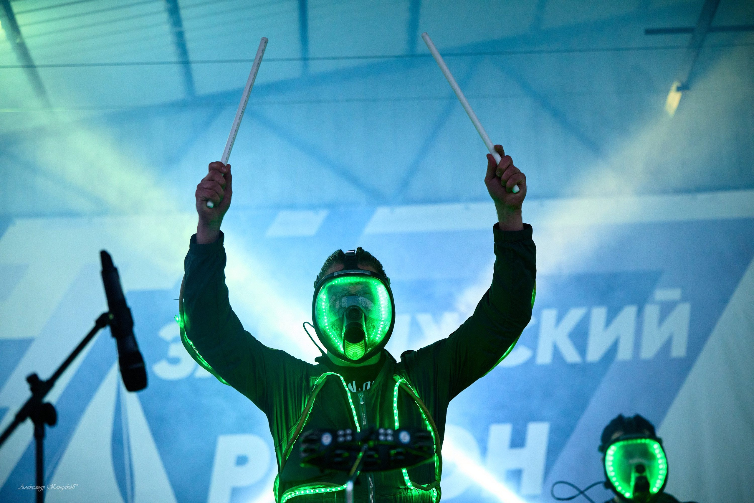 Шоу барабанщиков Zanozza на выступлении дня города Заволжск