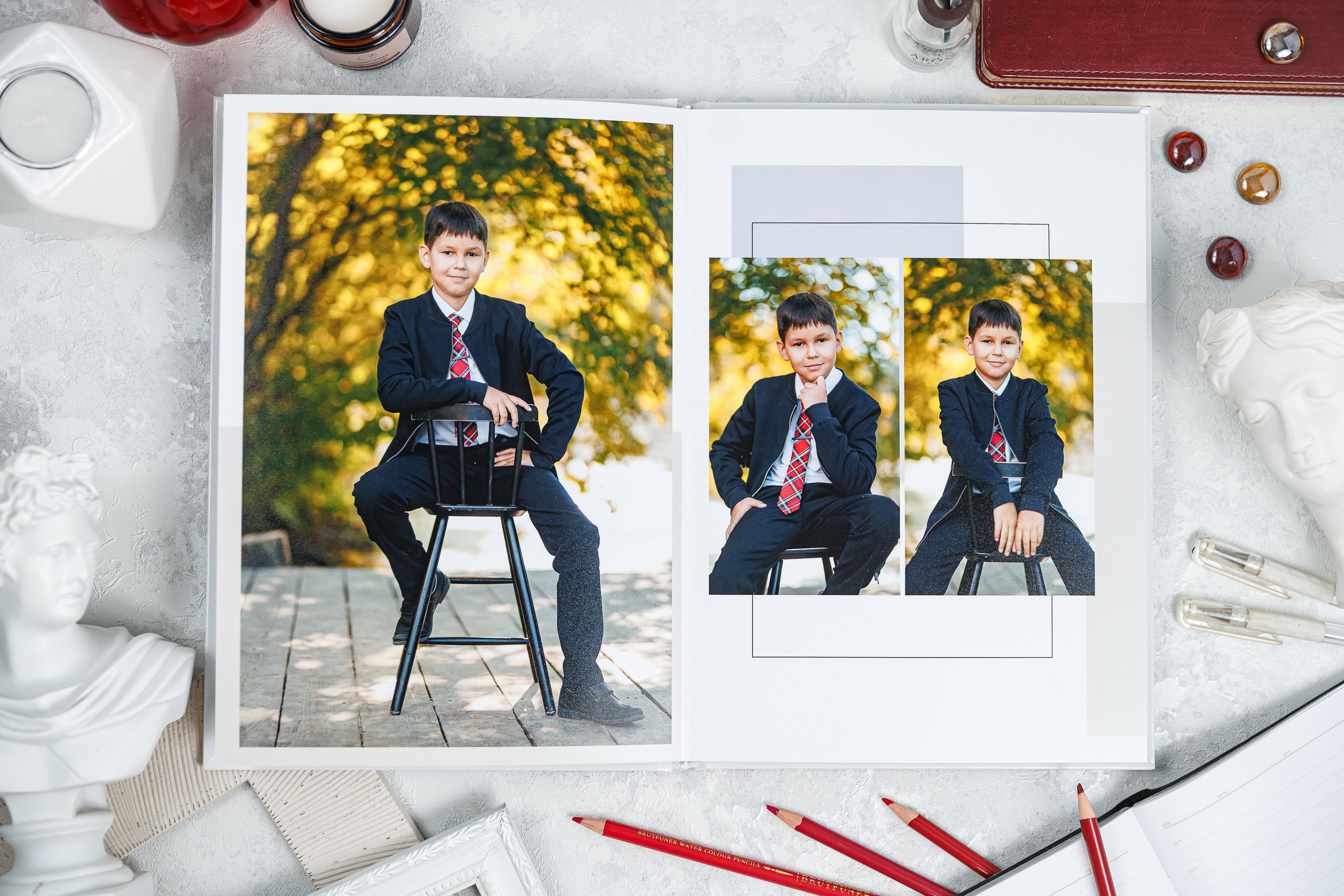 Выпускные альбомы 4 класс. Семейный и детский фотограф Комина Елена, Власиха, Одинцово