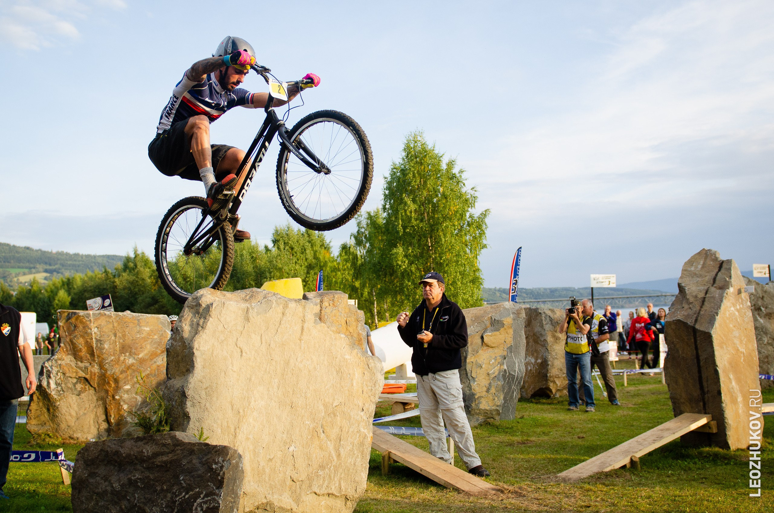 UCI Trials World Championships 2014. Sports photographer Leonid Zhukov
