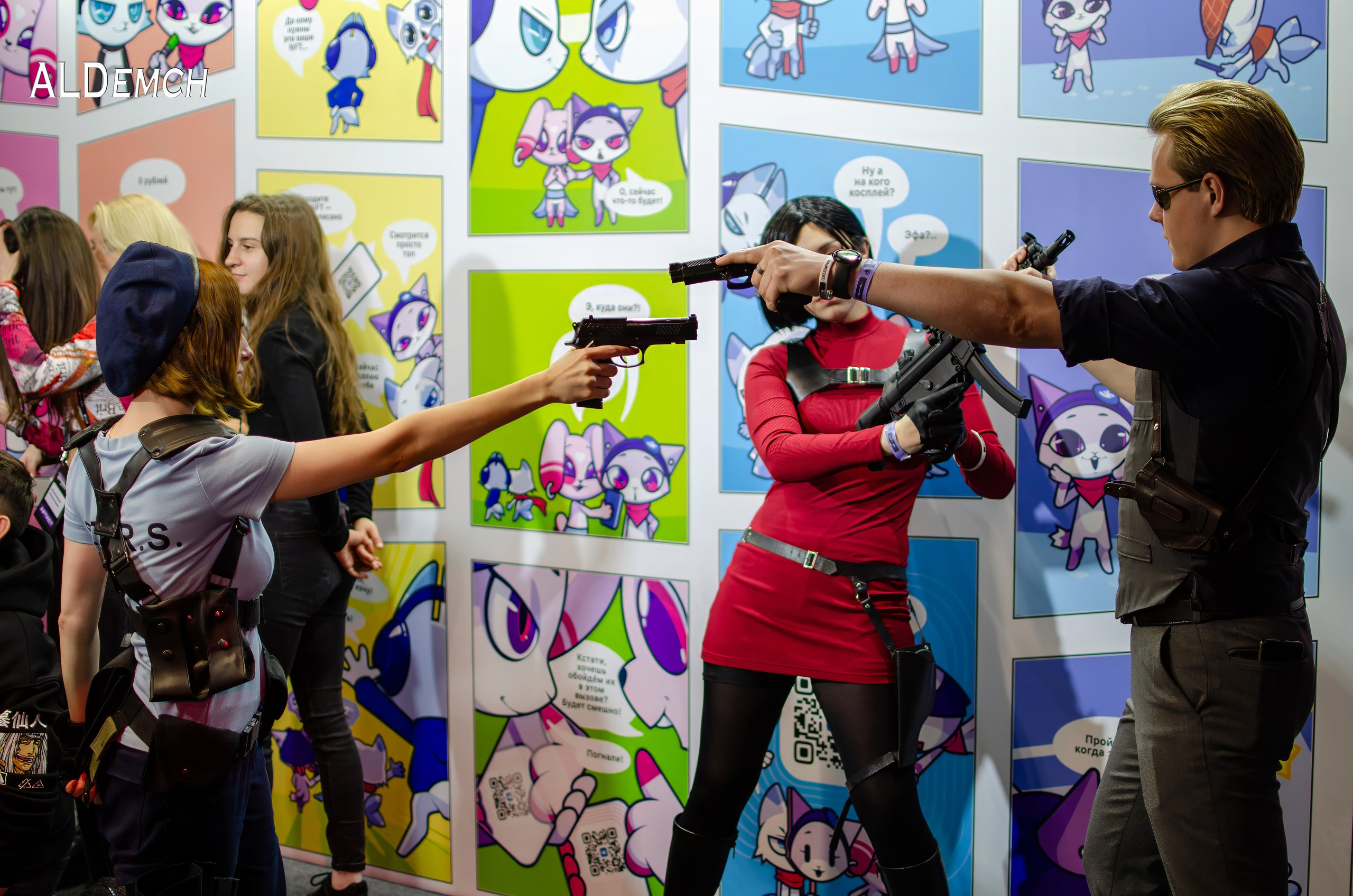 Resident Evil картинки персонажей игры и косплей фото