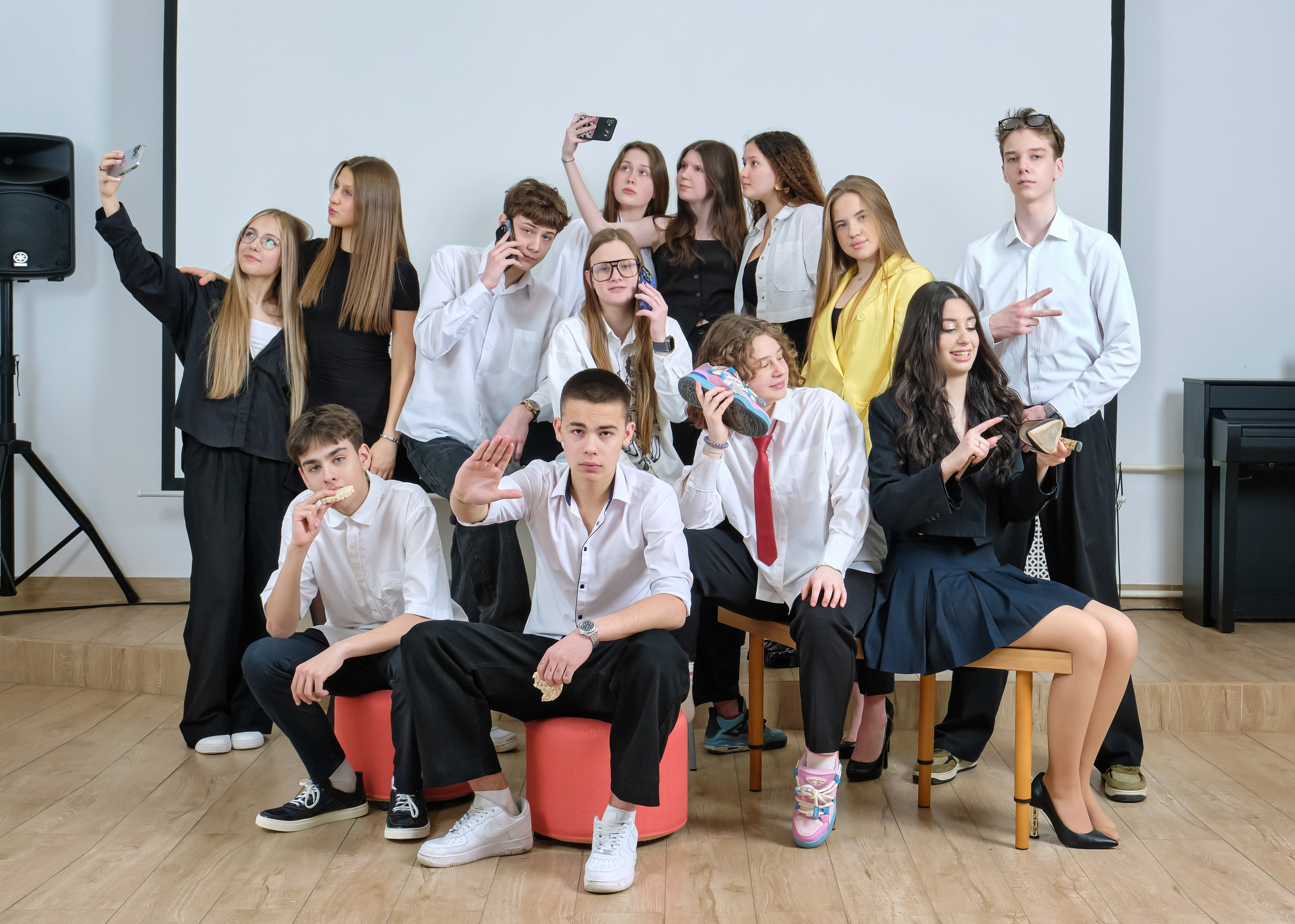 Выпускной альбом 9 класс. Фотосессия класса для фотоальбома