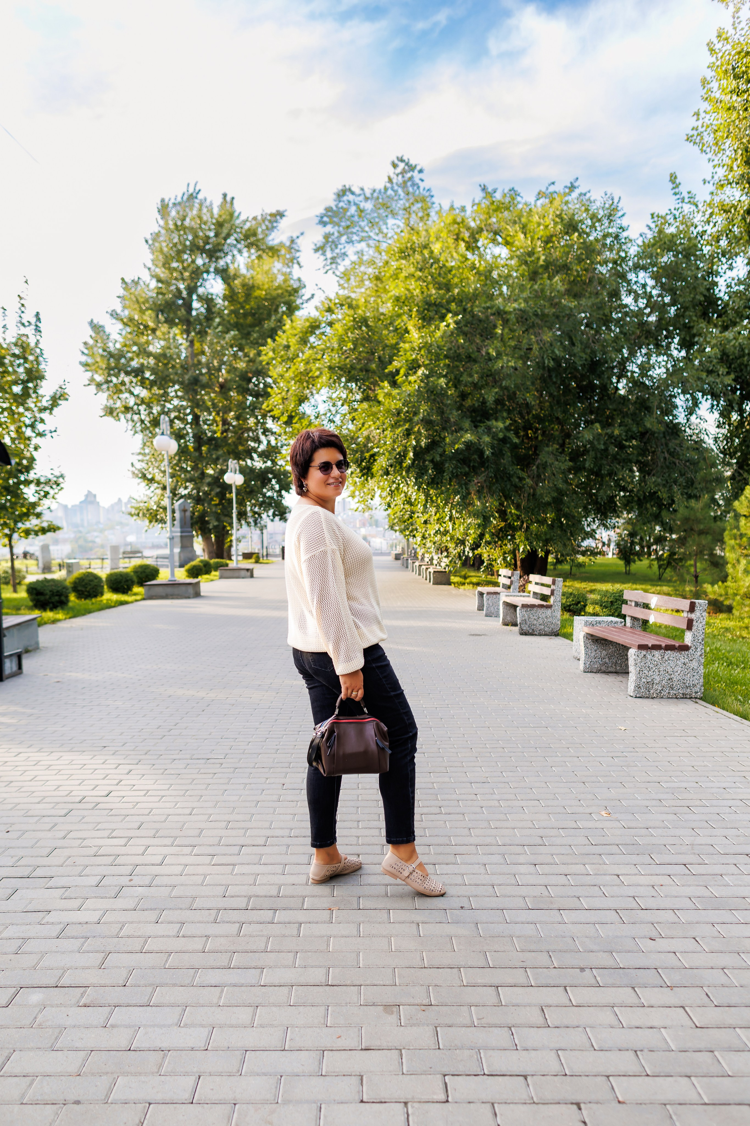 Фотосессия Анастасии в Нагорном парке. Фотограф в Барнауле Юлия Бобровских