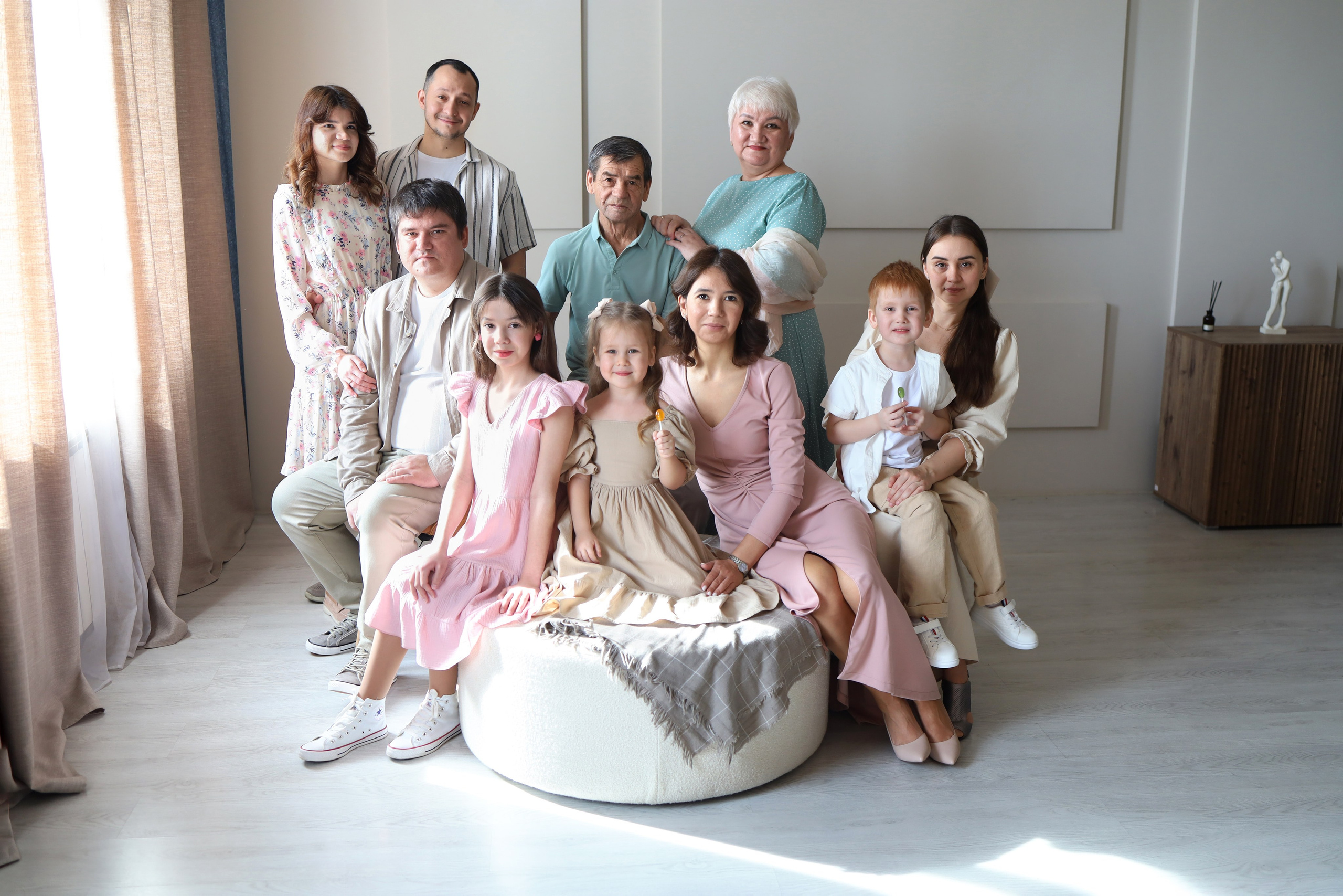 Поколения. Сабировы. Семейный фотограф в Казани Римма Гатауллина