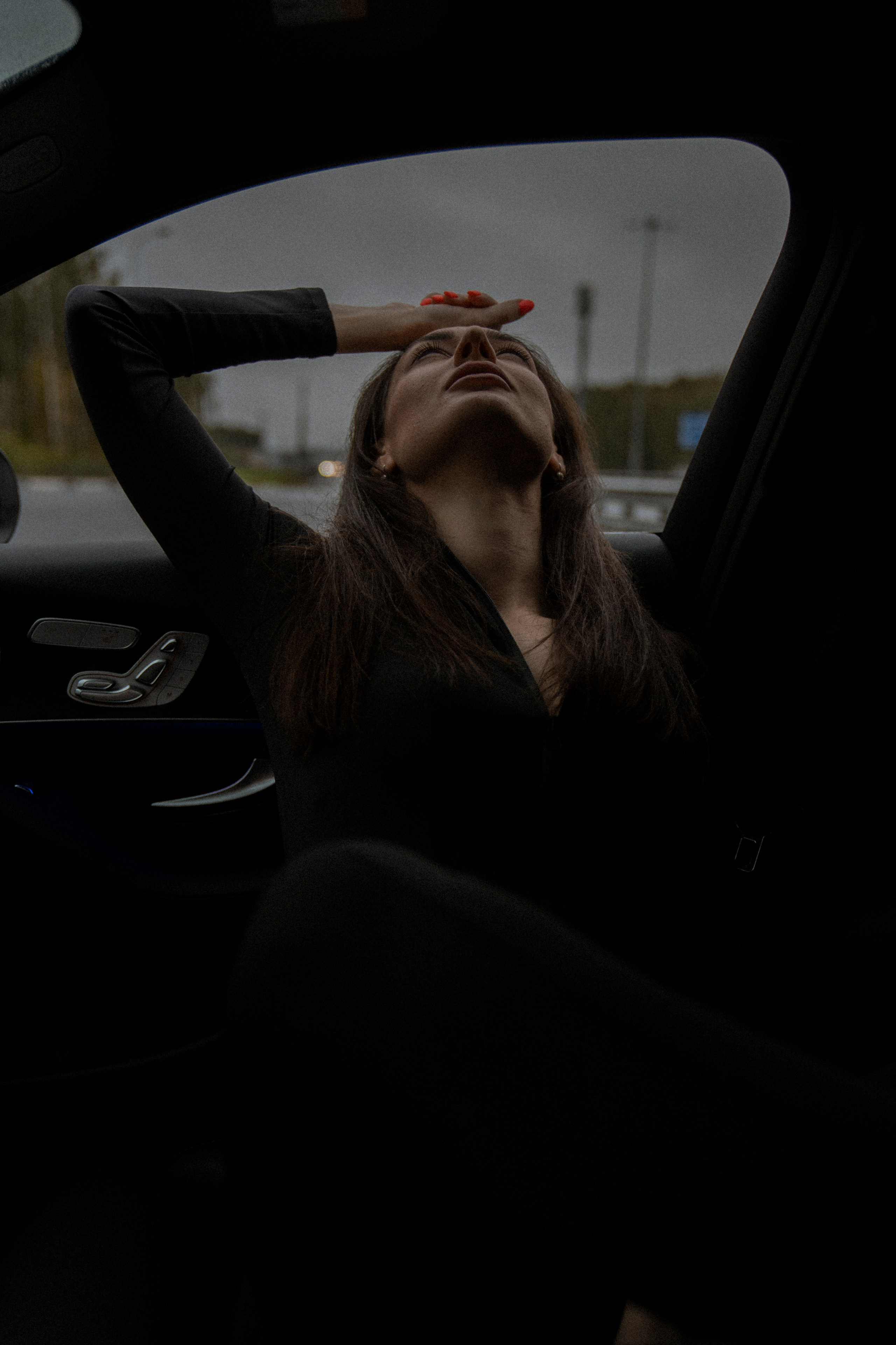 Сяду за руль и закрою дверь. ...........