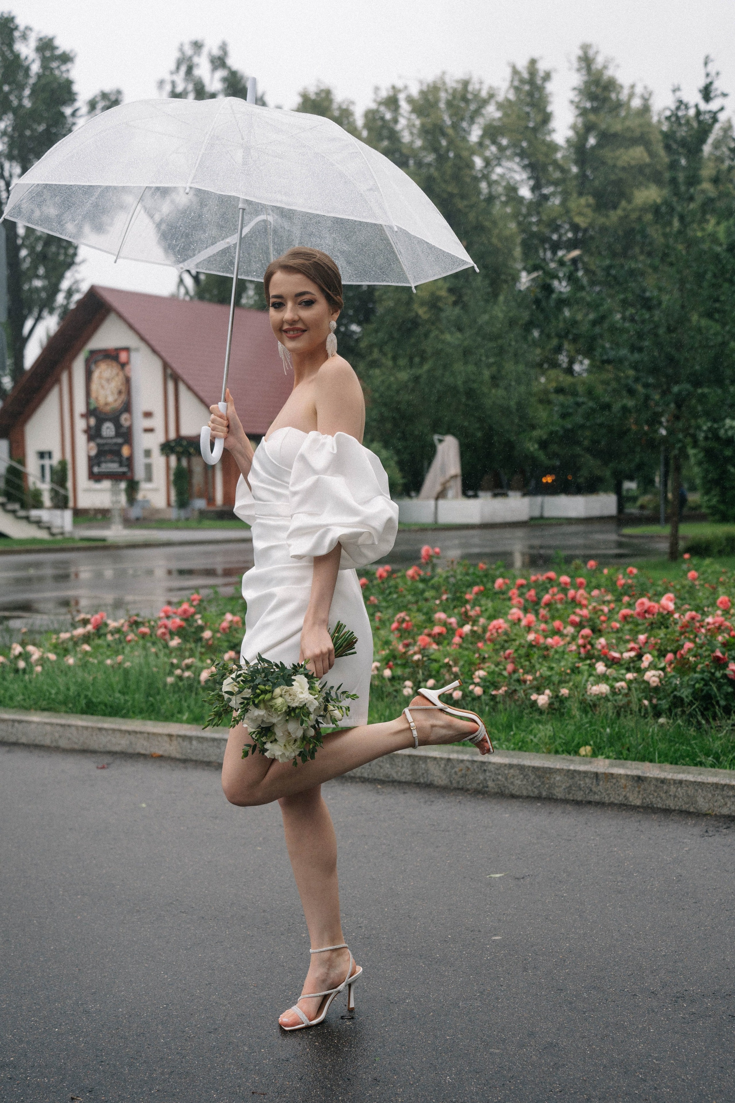Свадебная фотосессия в ЗАГС ВДНХ и свадебная прогулка по ВДНХ