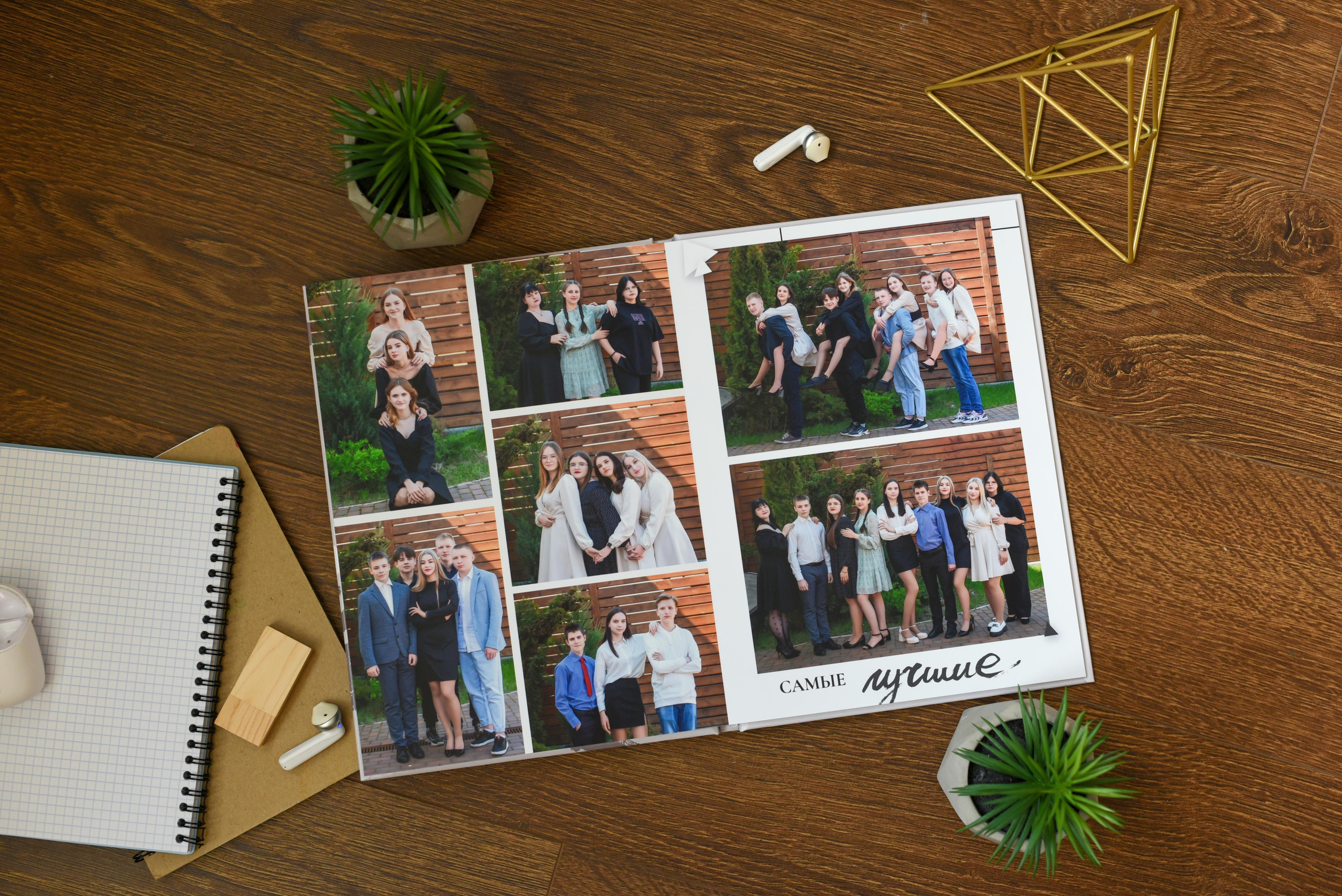 Альбом с единой версткой на 10 разворотов — от 5000 р. Выпускные альбомы для детского сада и школы в Туле
