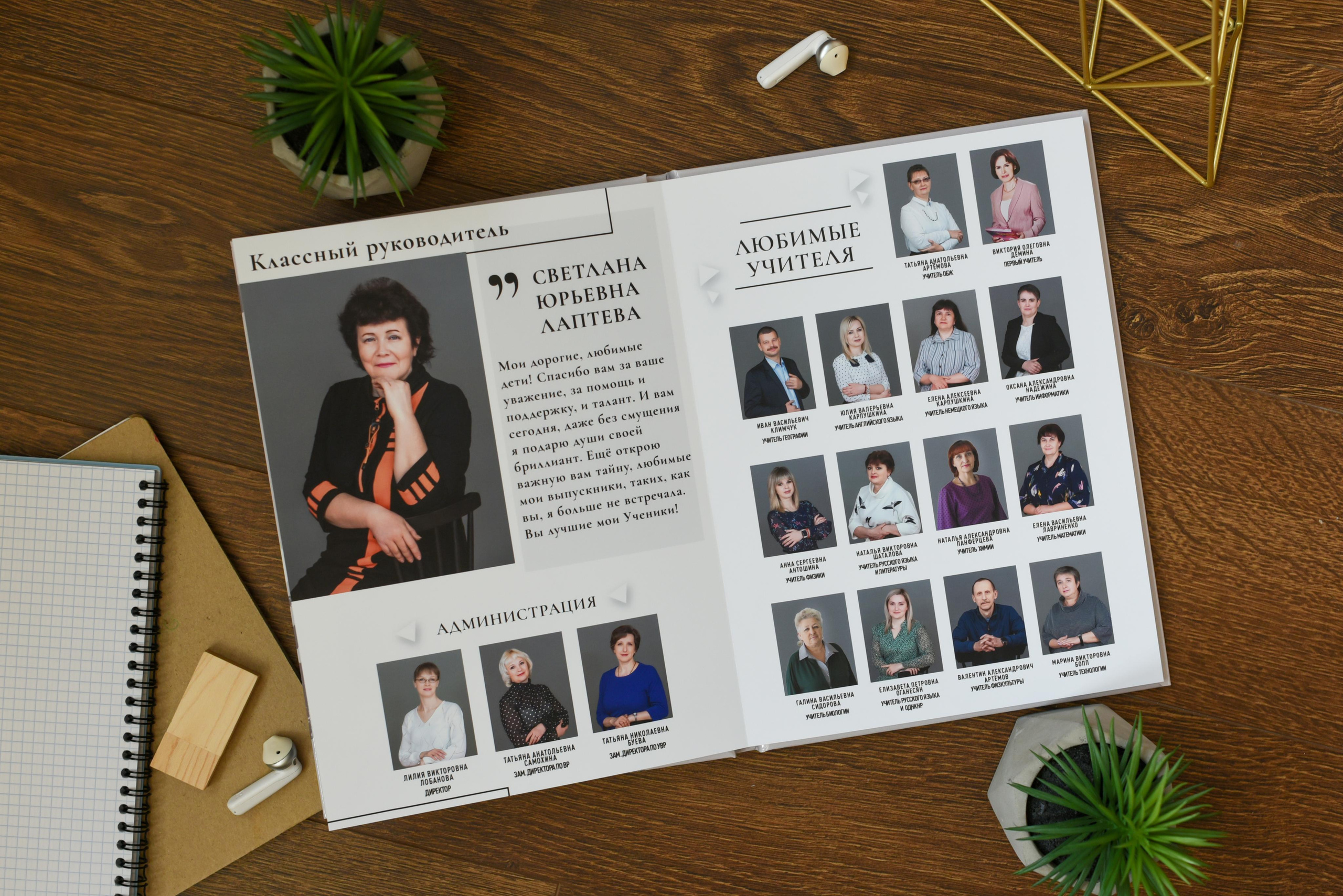Альбом с единой версткой на 10 разворотов — от 5000 р. Выпускные альбомы для детского сада и школы в Туле