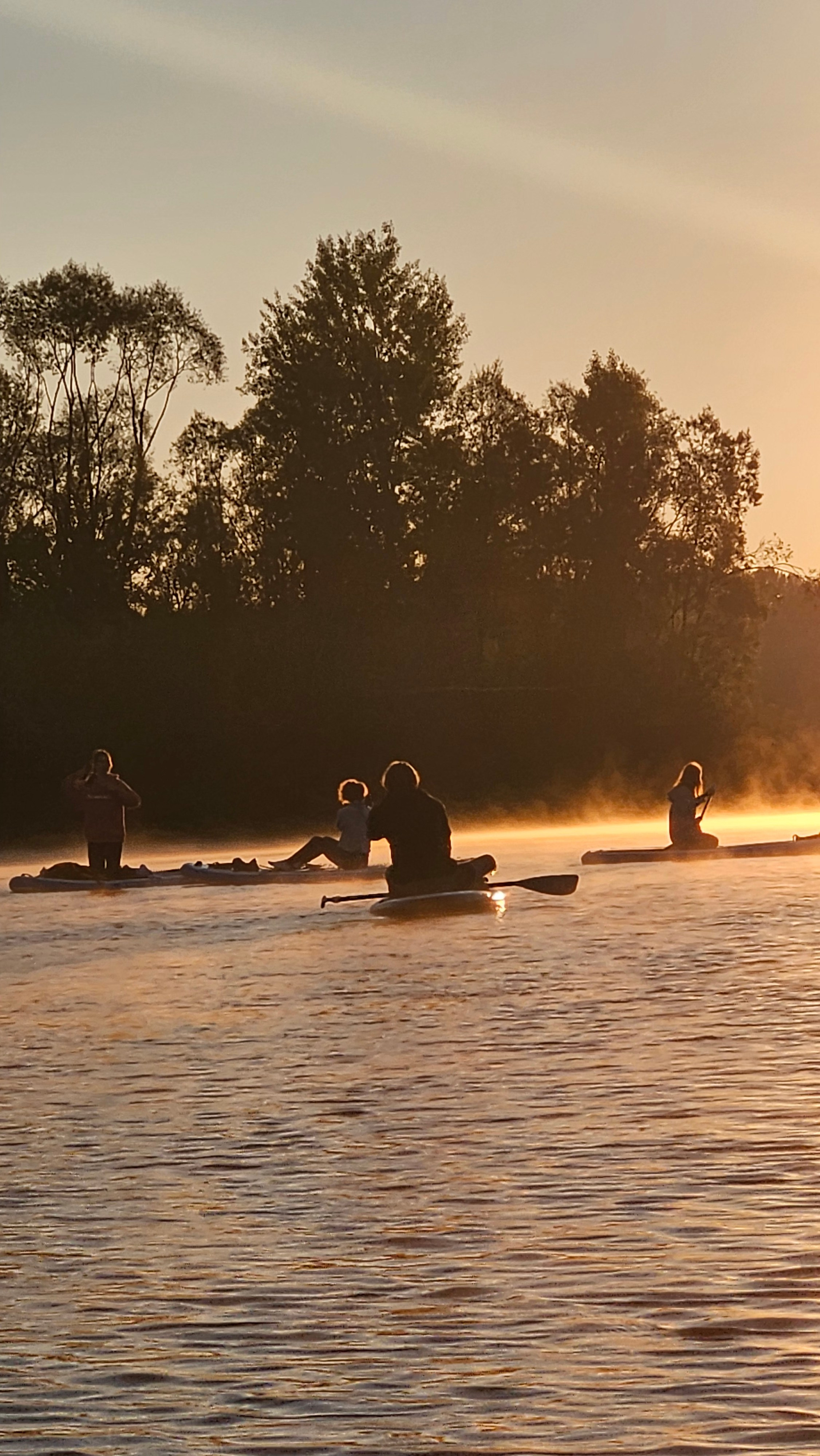 Рассвет на сапах в Сипайловских карьерах