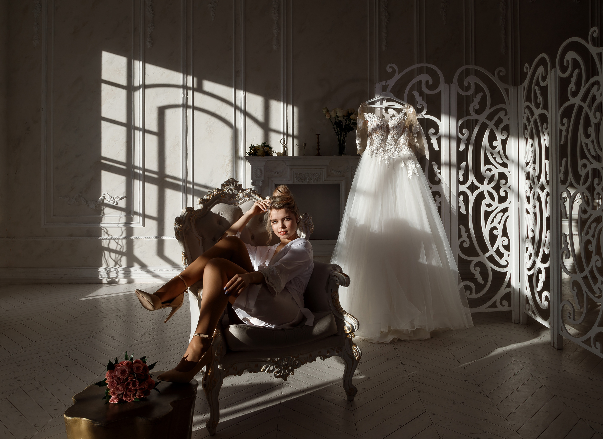 Съёмка в студии Polygon. Семейный и свадебный фотограф в Петербурге Евгения и Николай Шевчук