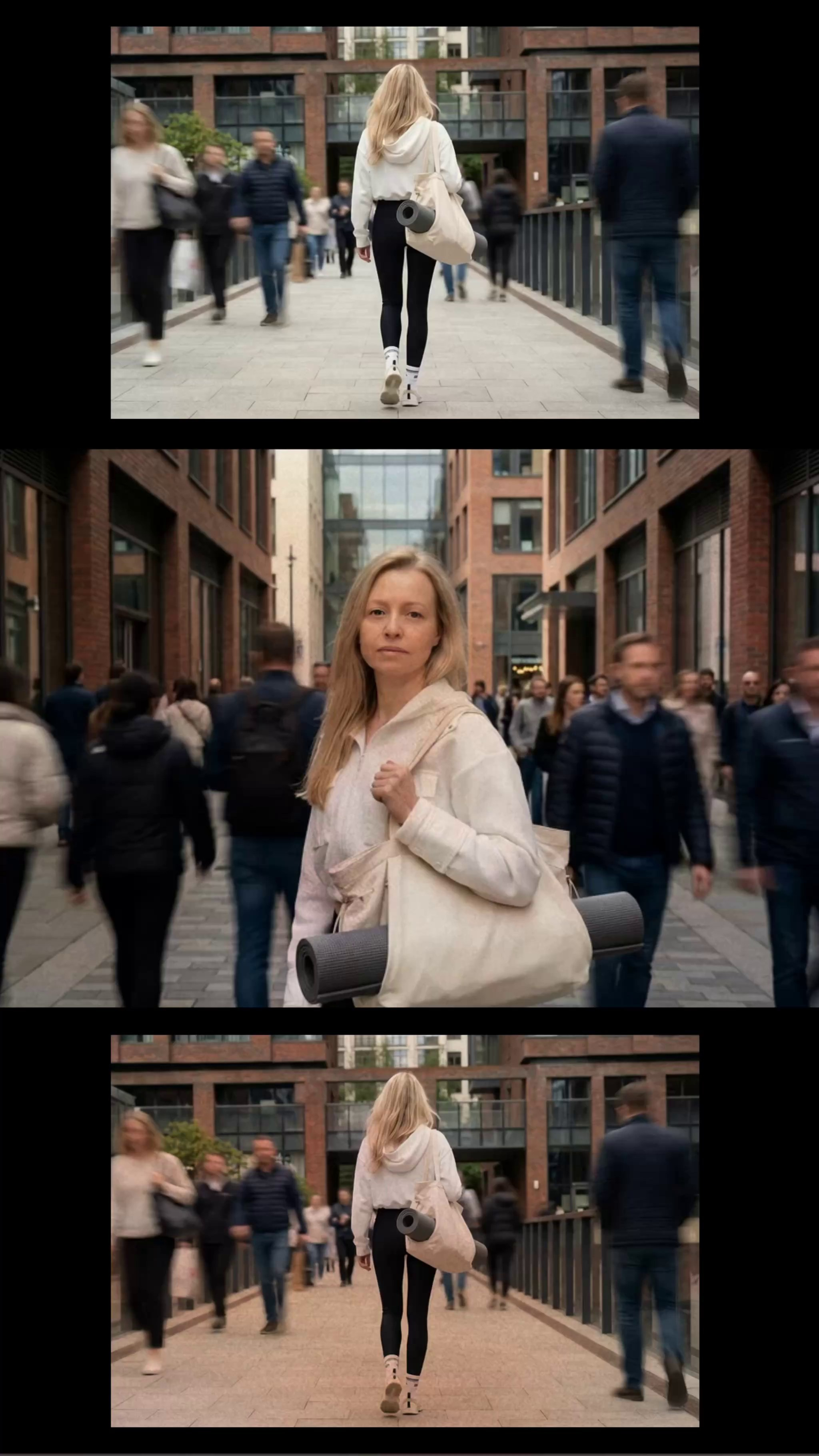 AI-проект: Йога в большом городе. Фотограф Мария Бесштанькина