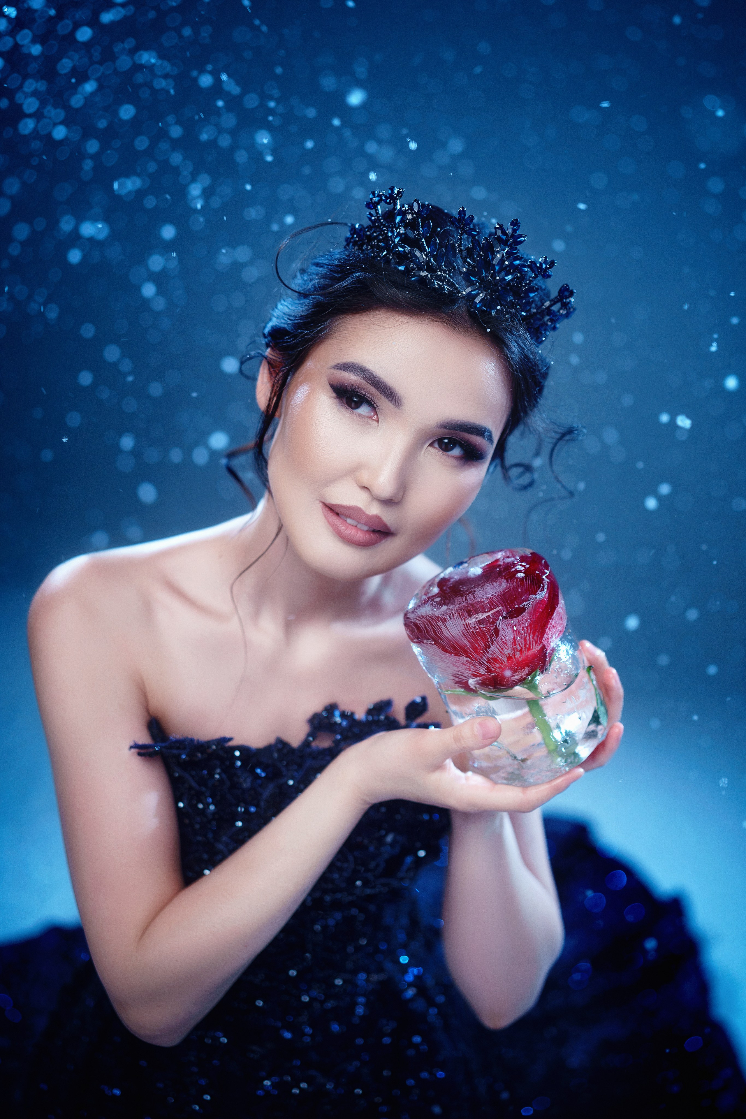 Новогодняя контент-съемка для Мереке