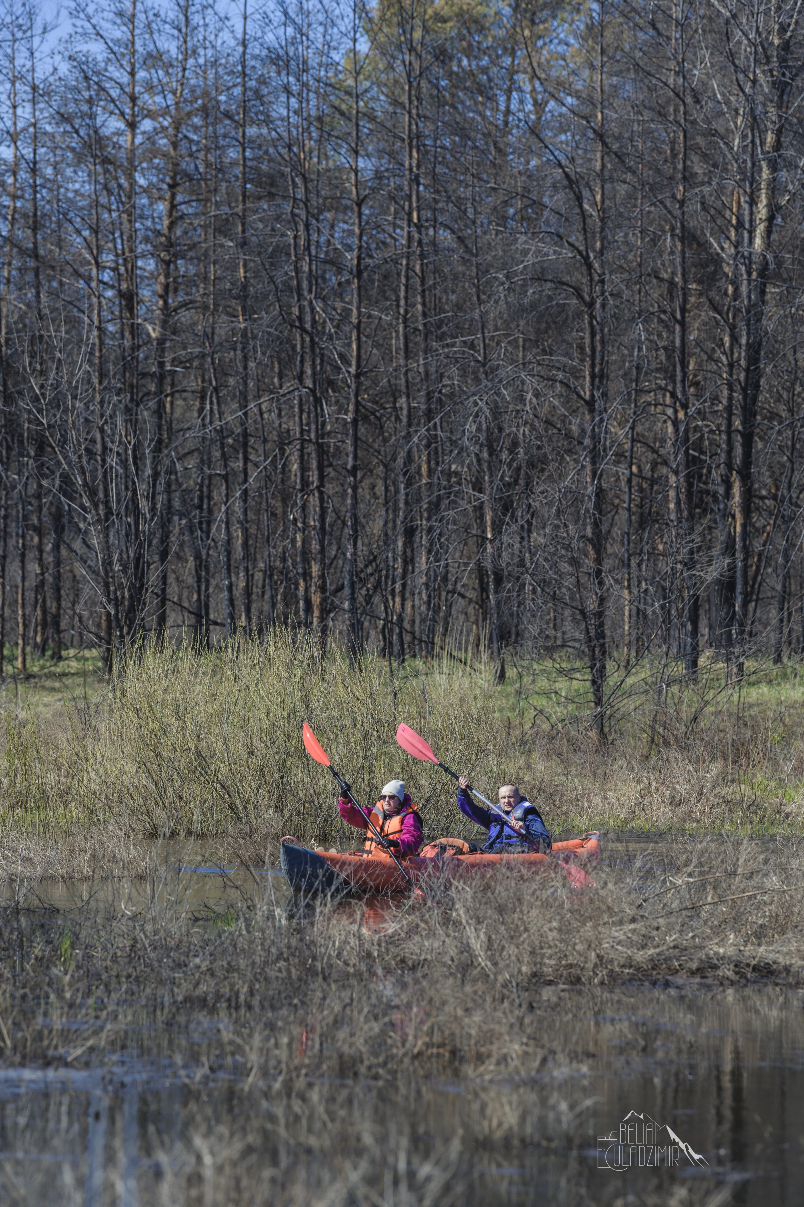 Сплав по реке Тремля 5 апреля 2026 года. Репортажный фотограф Владимир Беляй