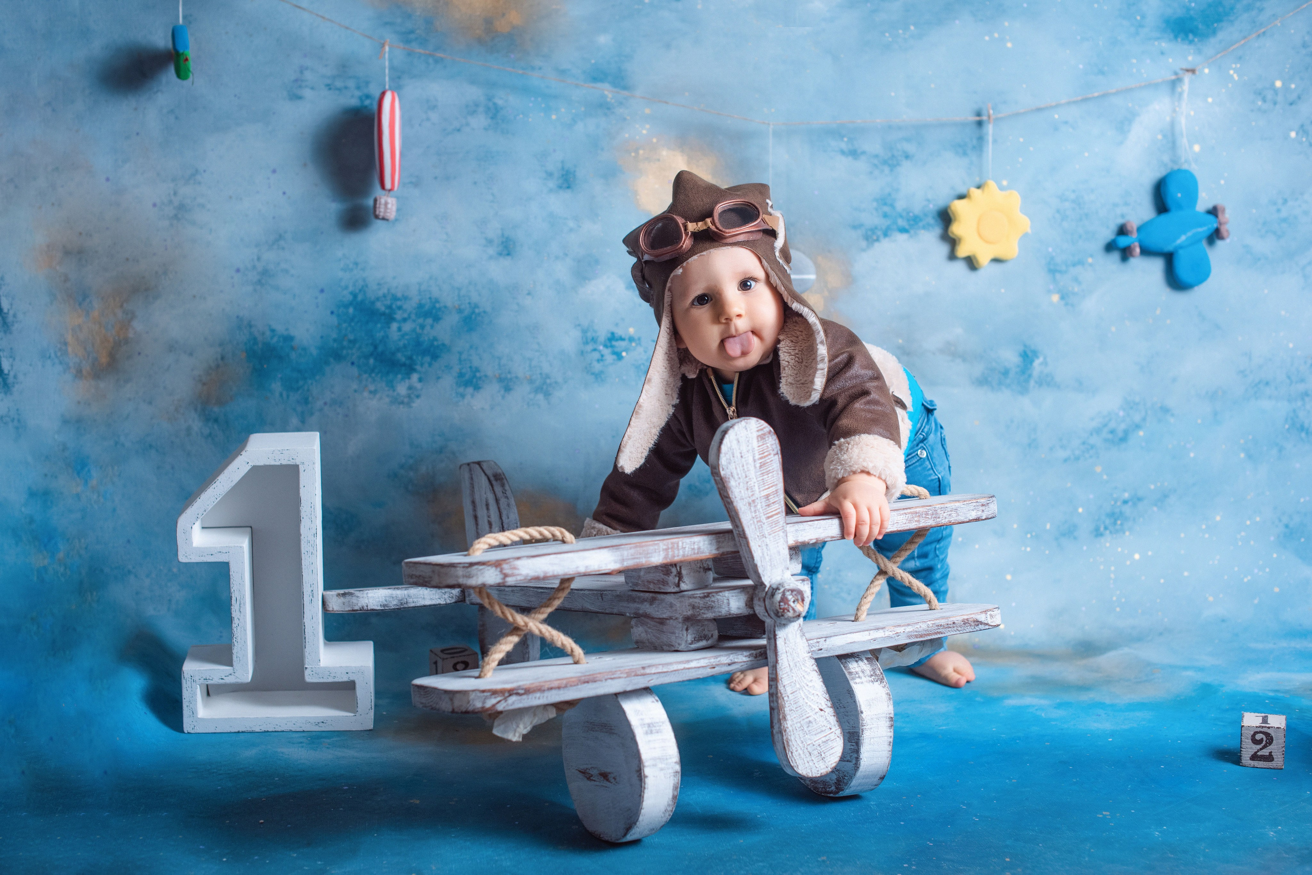 Фотозоны на Годик «Крафт». Фотограф Новорожденных во Владивостоке Ольга Галаницкая