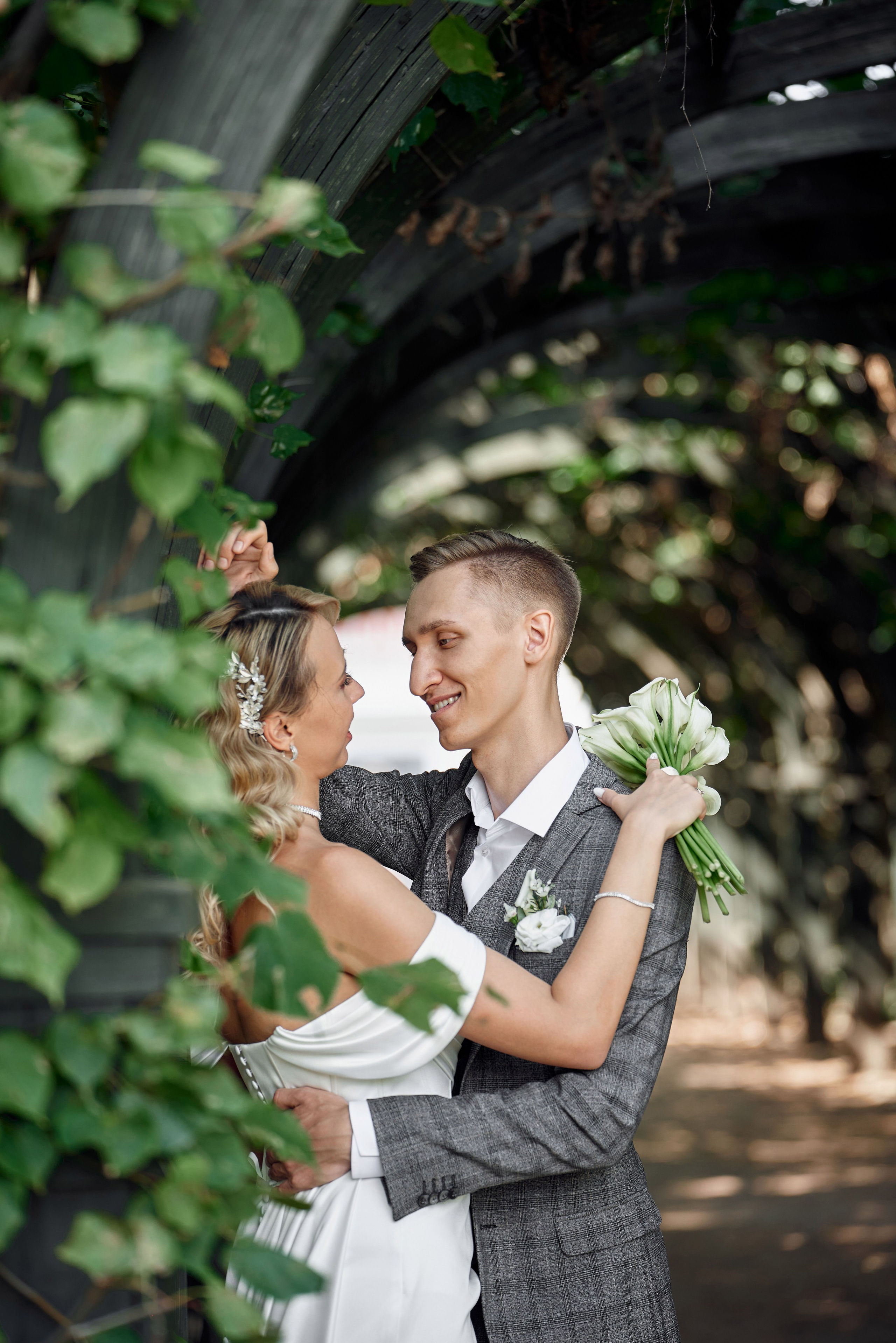 Свадебняа Фотосессия Николая и Анастасии в Кусково