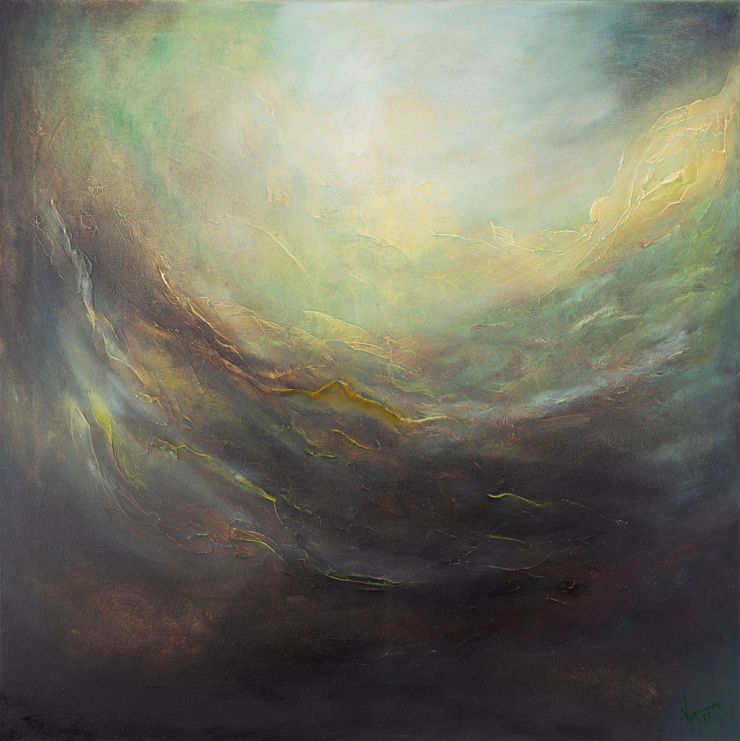 Tonal Moods: Abstract Impressions of the Universe. Pavel Korshun — Contemporary painter. Original abstract painting