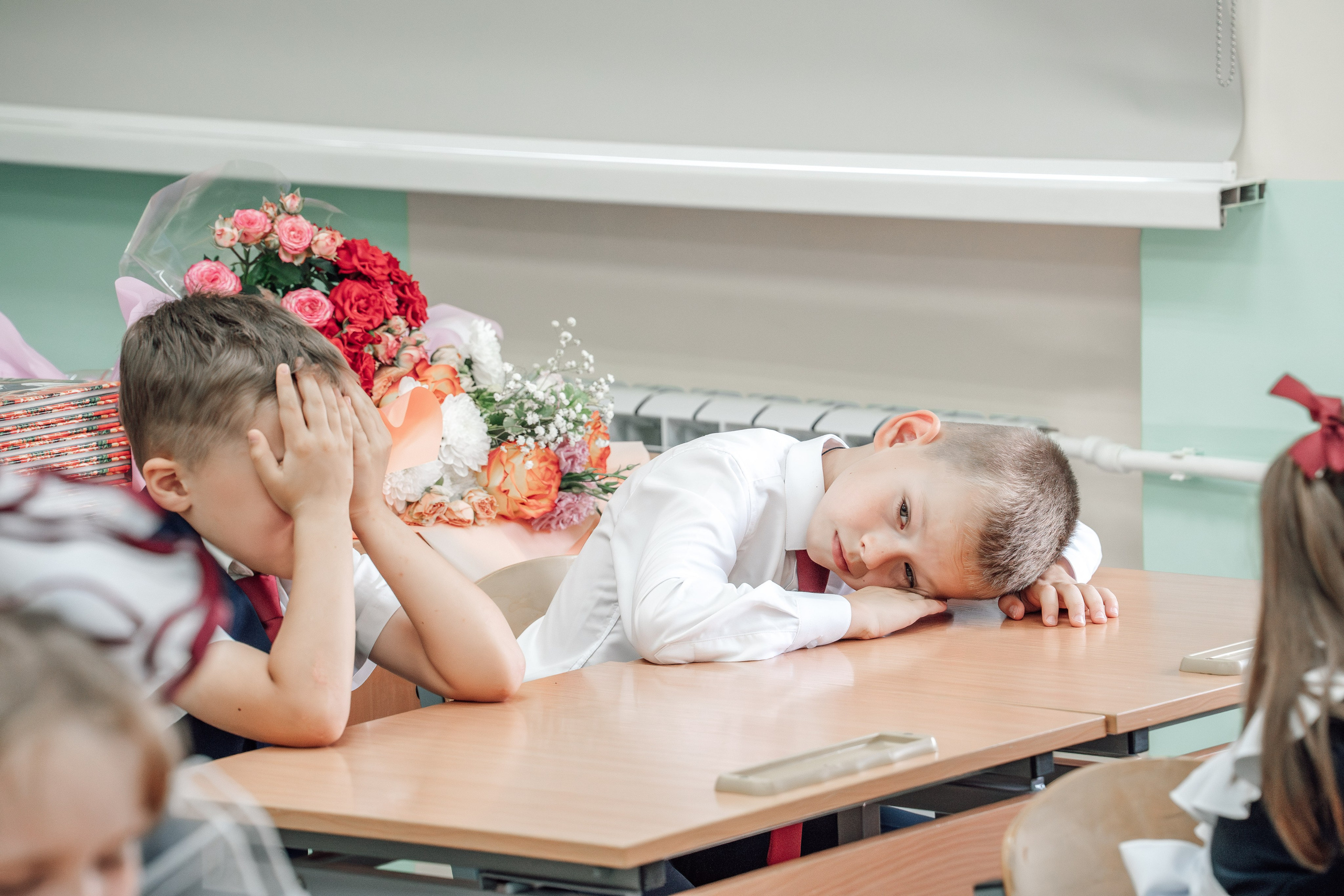 Первоклашки. Фотограф Юлия Паськова, город Бирюч