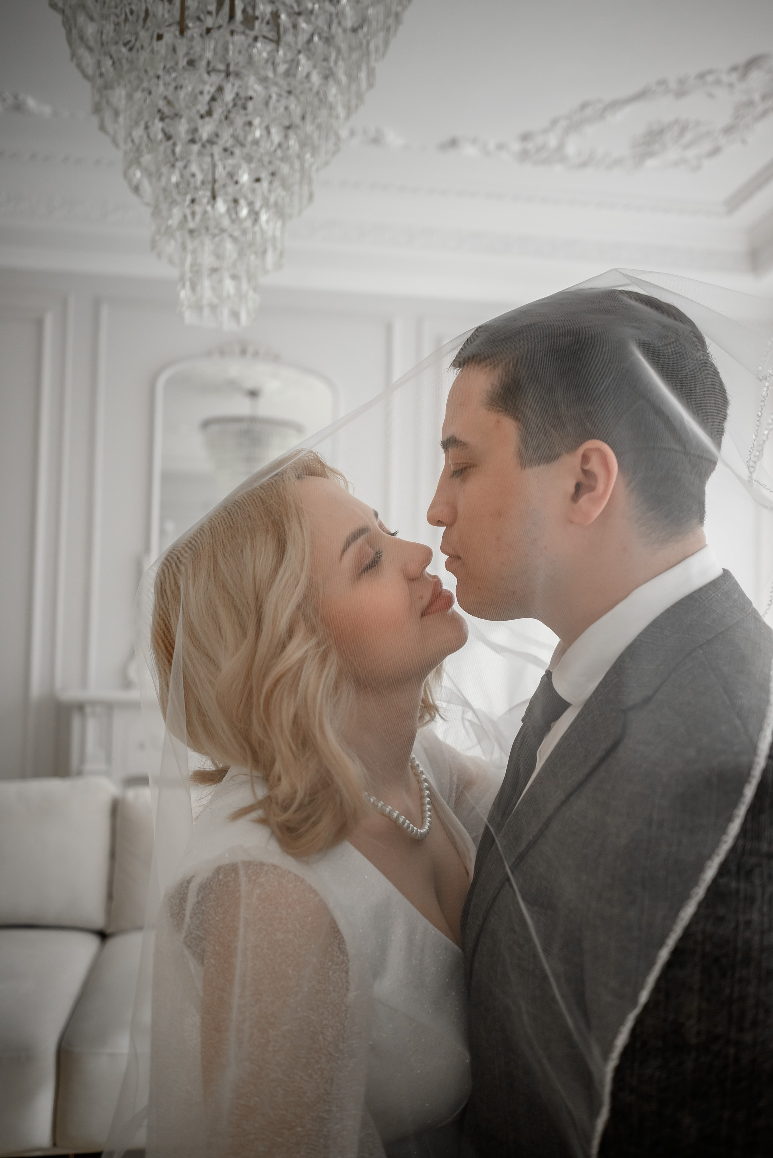 Свадебная фотосессия в студии. Юлия Басня семейный и свадебный фотограф в Донецке