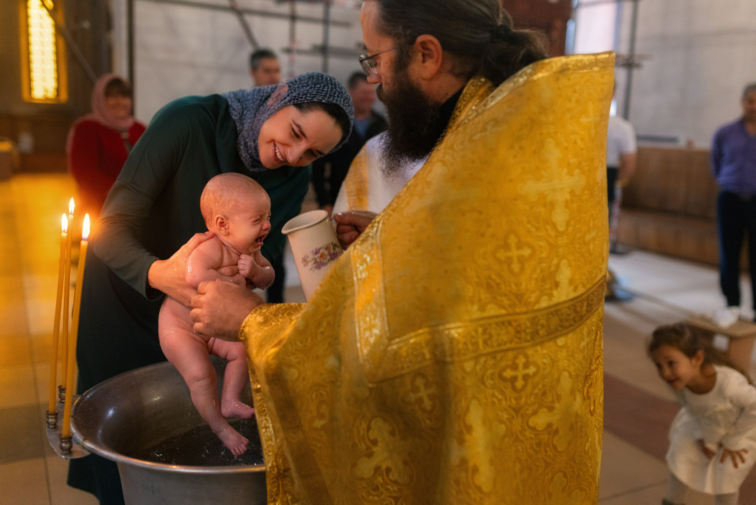 Крещение Алины. Дмитрий Шульгин, портретный фотограф в Воронеже