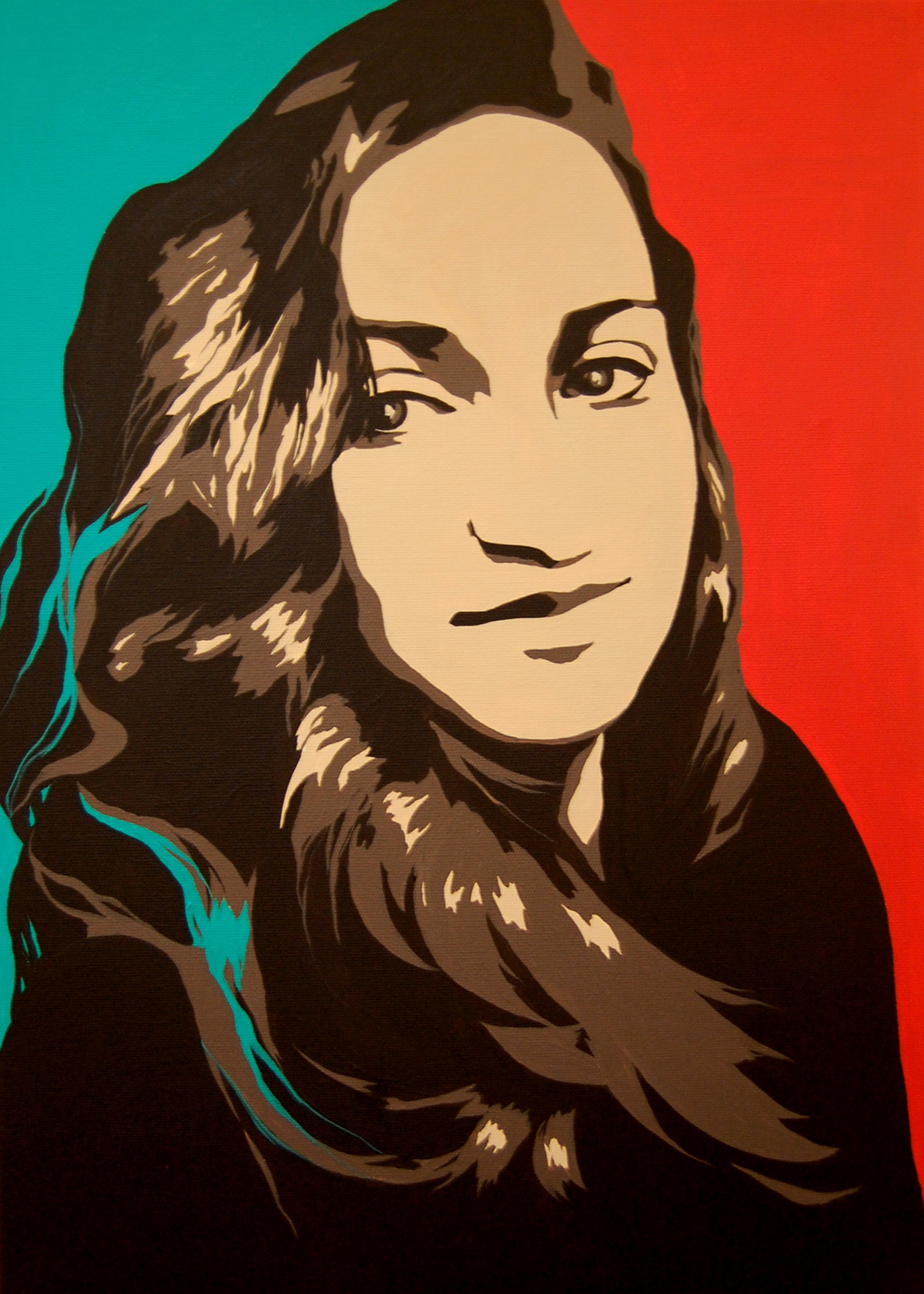 Персональный портрет. Холст, акрил