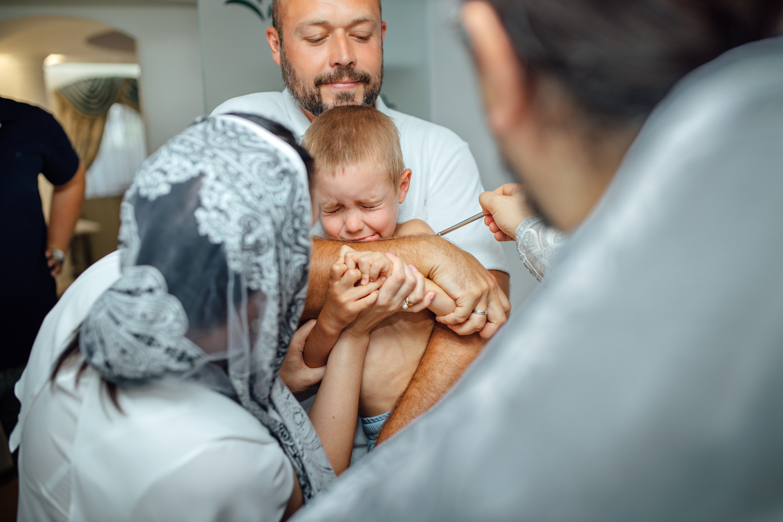 Таинство крещения Игоря, храм Святой Троицы, Минск