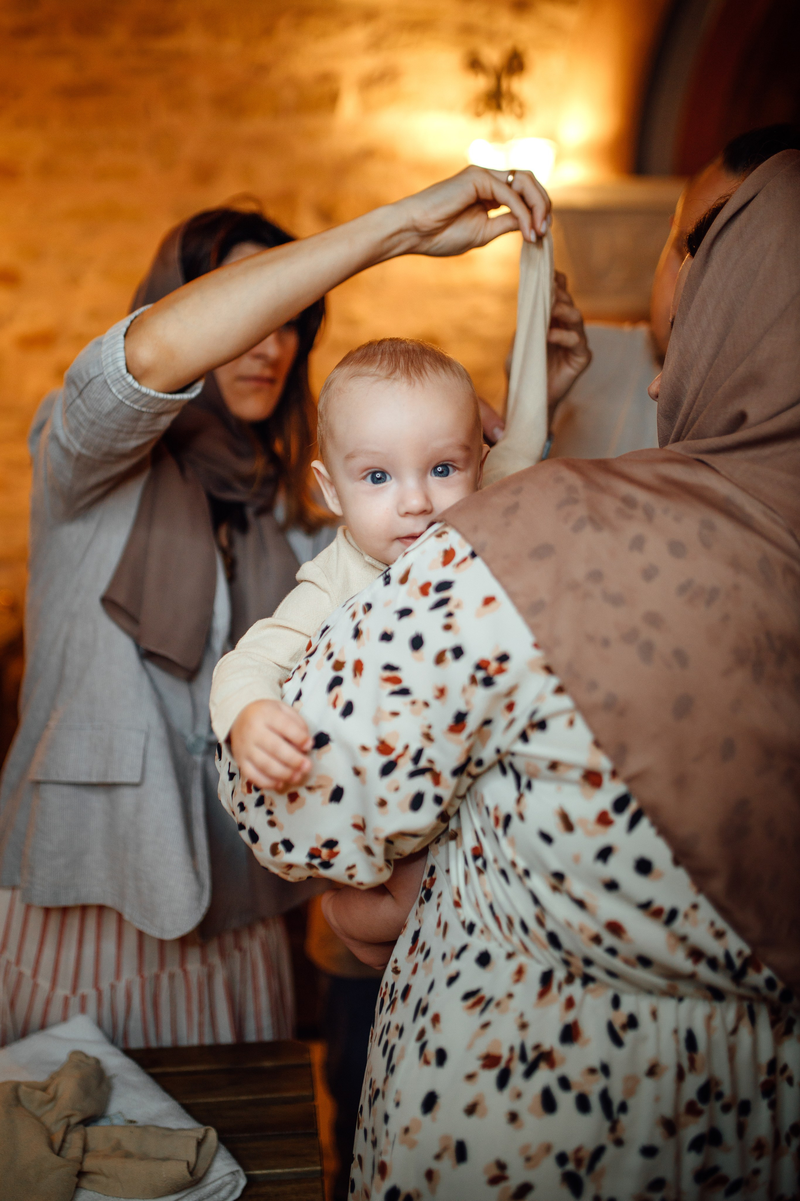 Таинство крещения Егора, Держаный храм, Елисаветенский монастырь, Минск