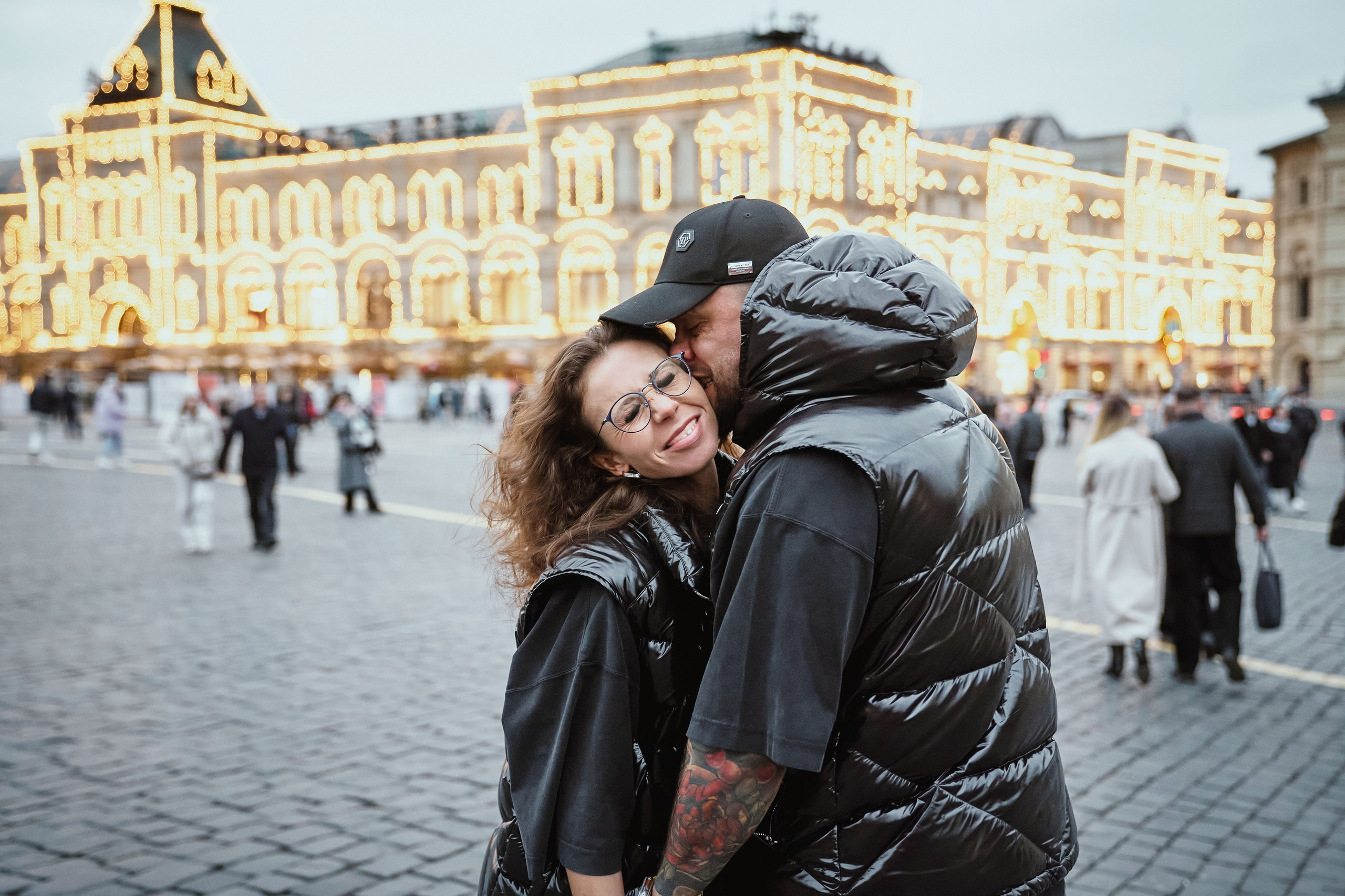 Фотосессия на Красной площади, в парке Зарядье и ГУМ