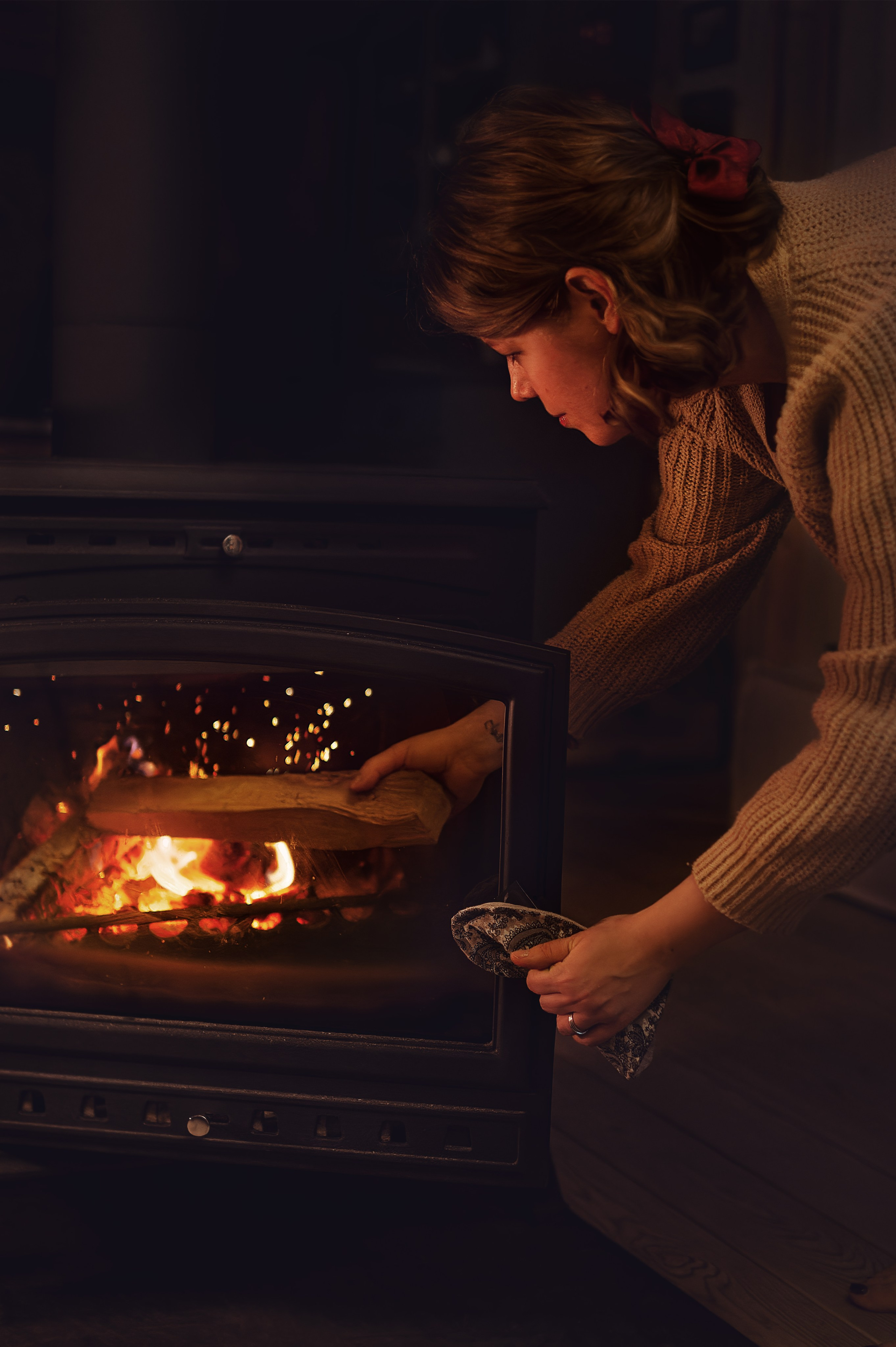 Домашняя фотосессия — сервировка стола к семейному ужину