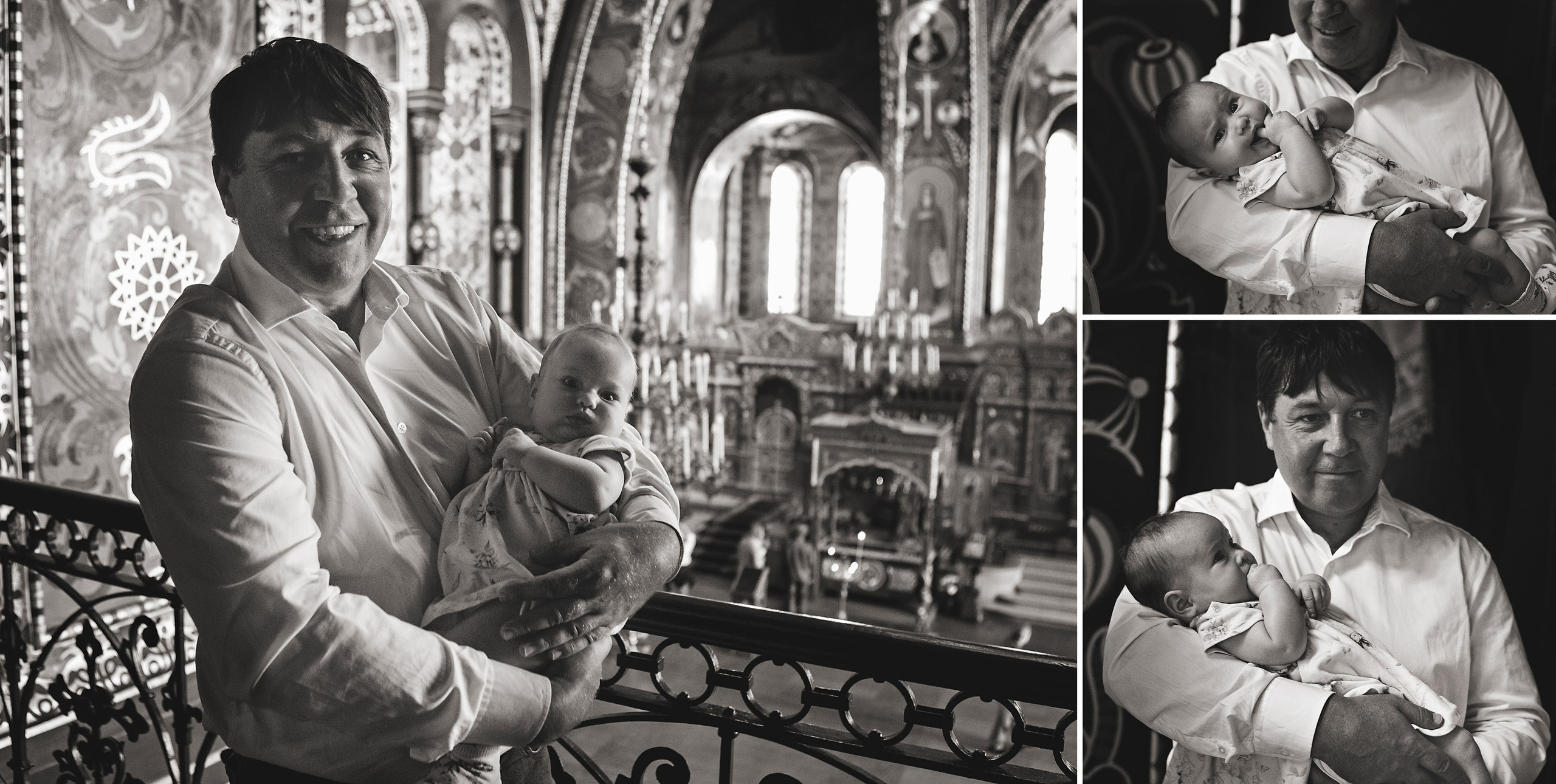 Фотосессия крещения новорожденных