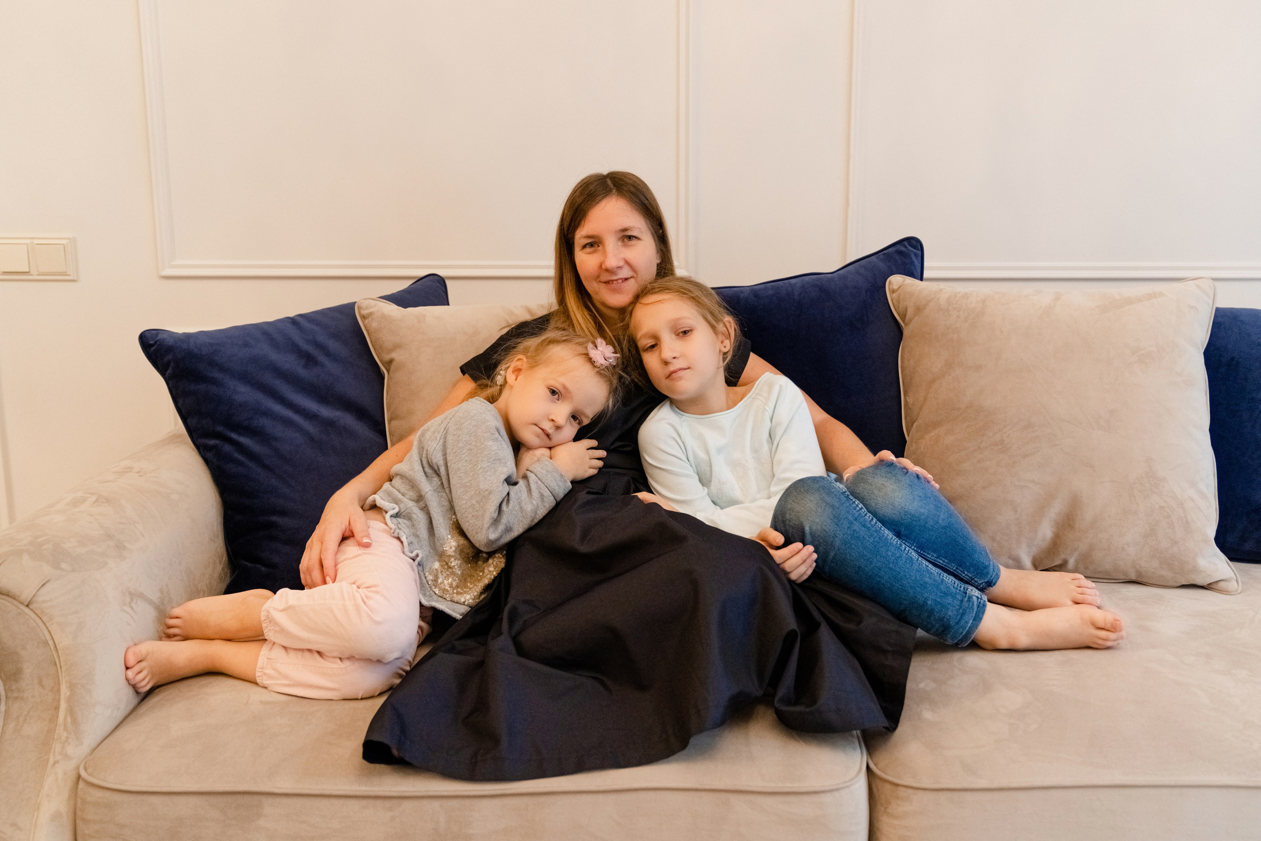 Семейная Фотосессия дома загородом. Свадебный и семейный фотограф в Санкт-Петербурге Олеся Еремеева