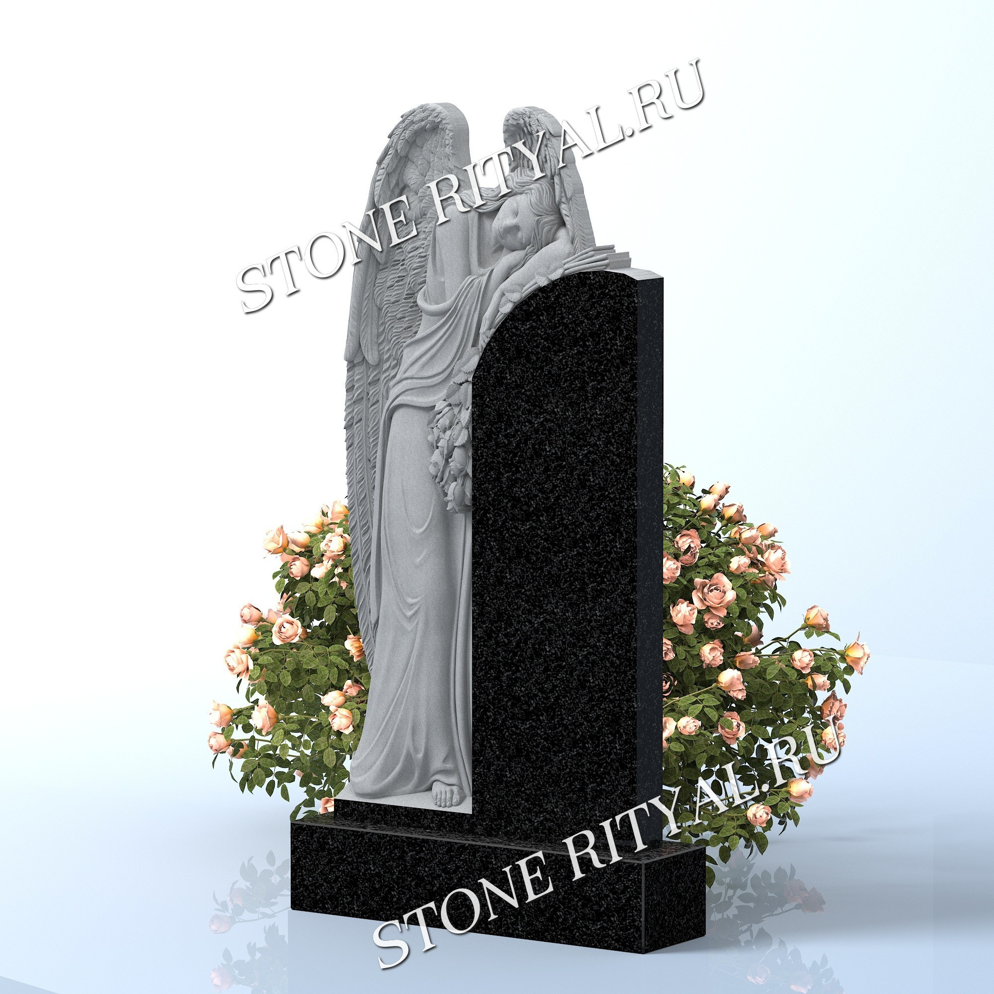 Вертикальные памятники фигурные. Изготовление и установка памятников в Москве и МО