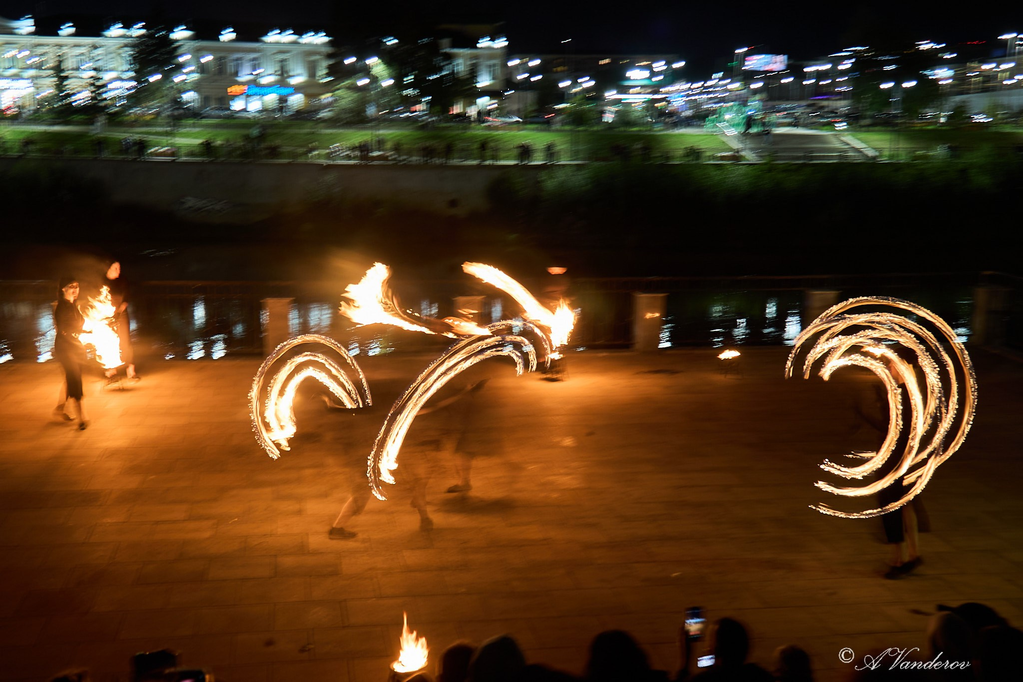 Огненное шоу. Фотограф Омск | Александр Вандеров