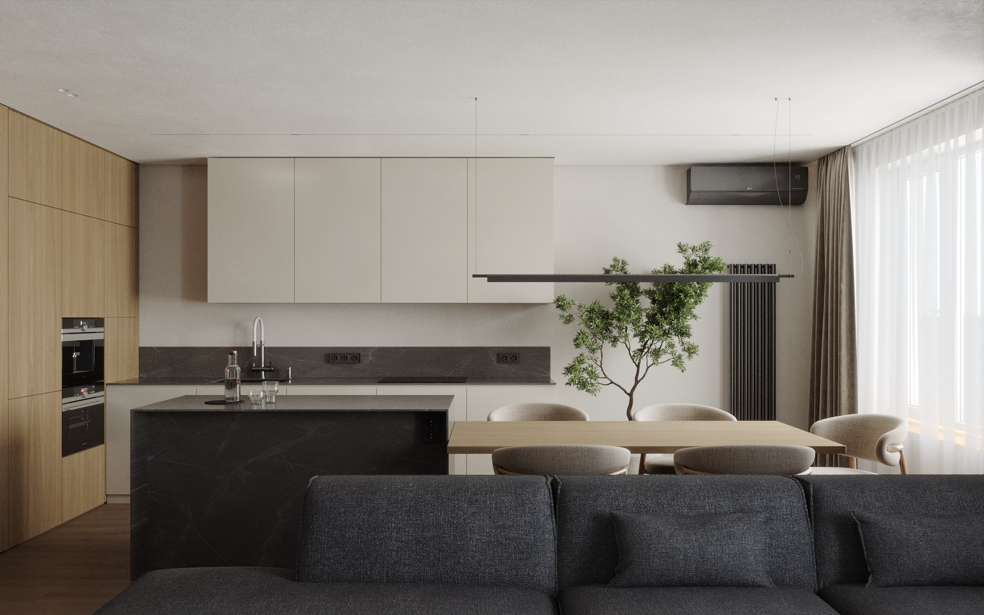 //квартира 80 м². Студия дизайна интерьера ESLI.BURO