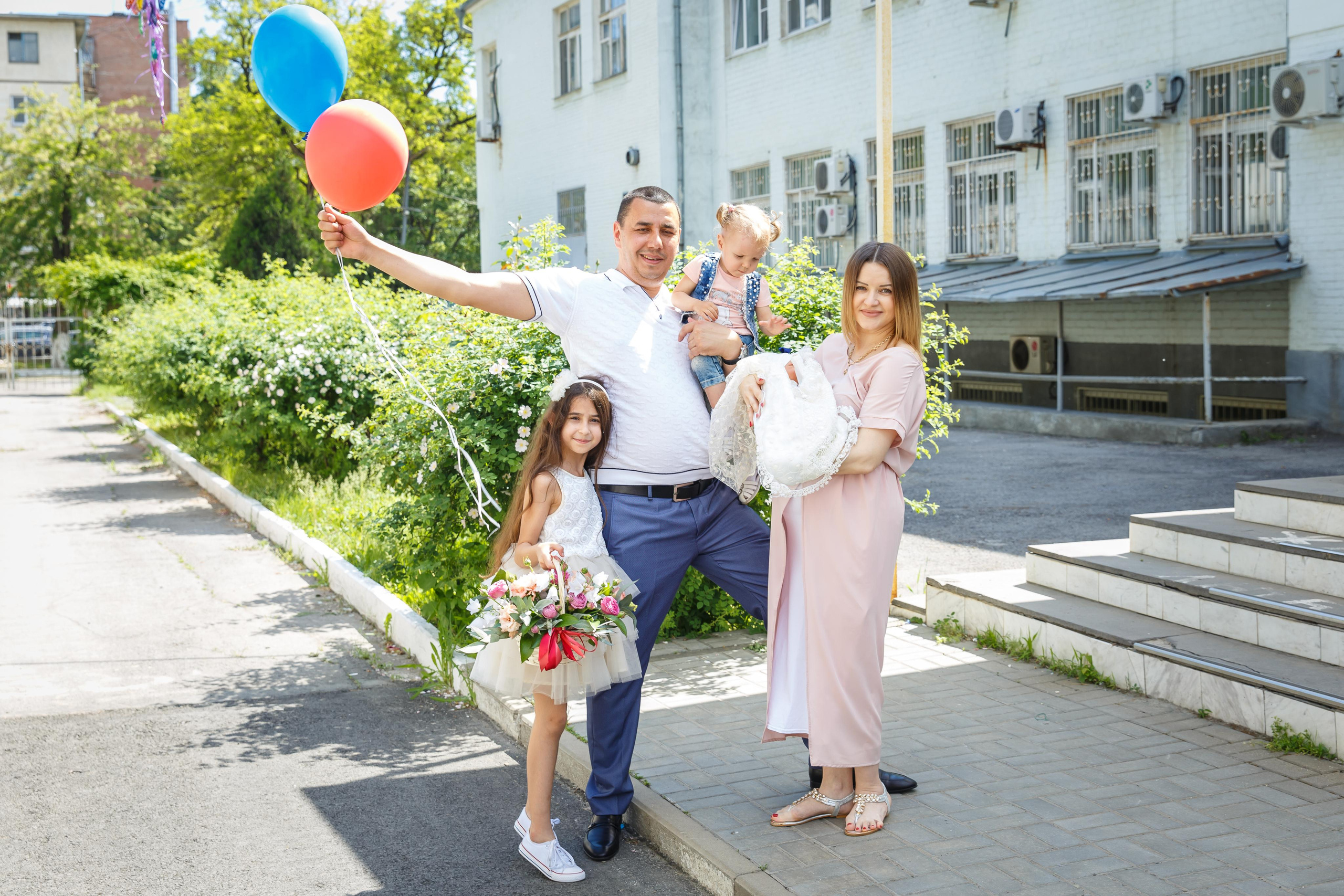 Летняя выписка ЦГБ. Семейный и детский фотограф в Ростове-на-Дону