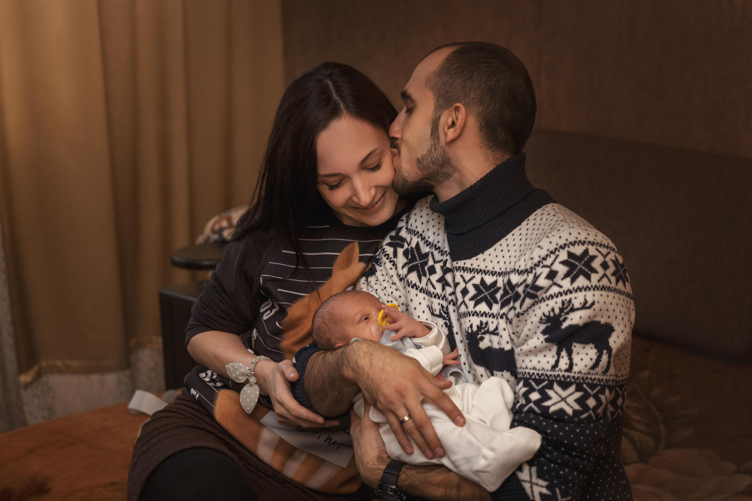 Выписка из роддома с домашней частью. Семейный и детский фотограф в Ростове-на-Дону