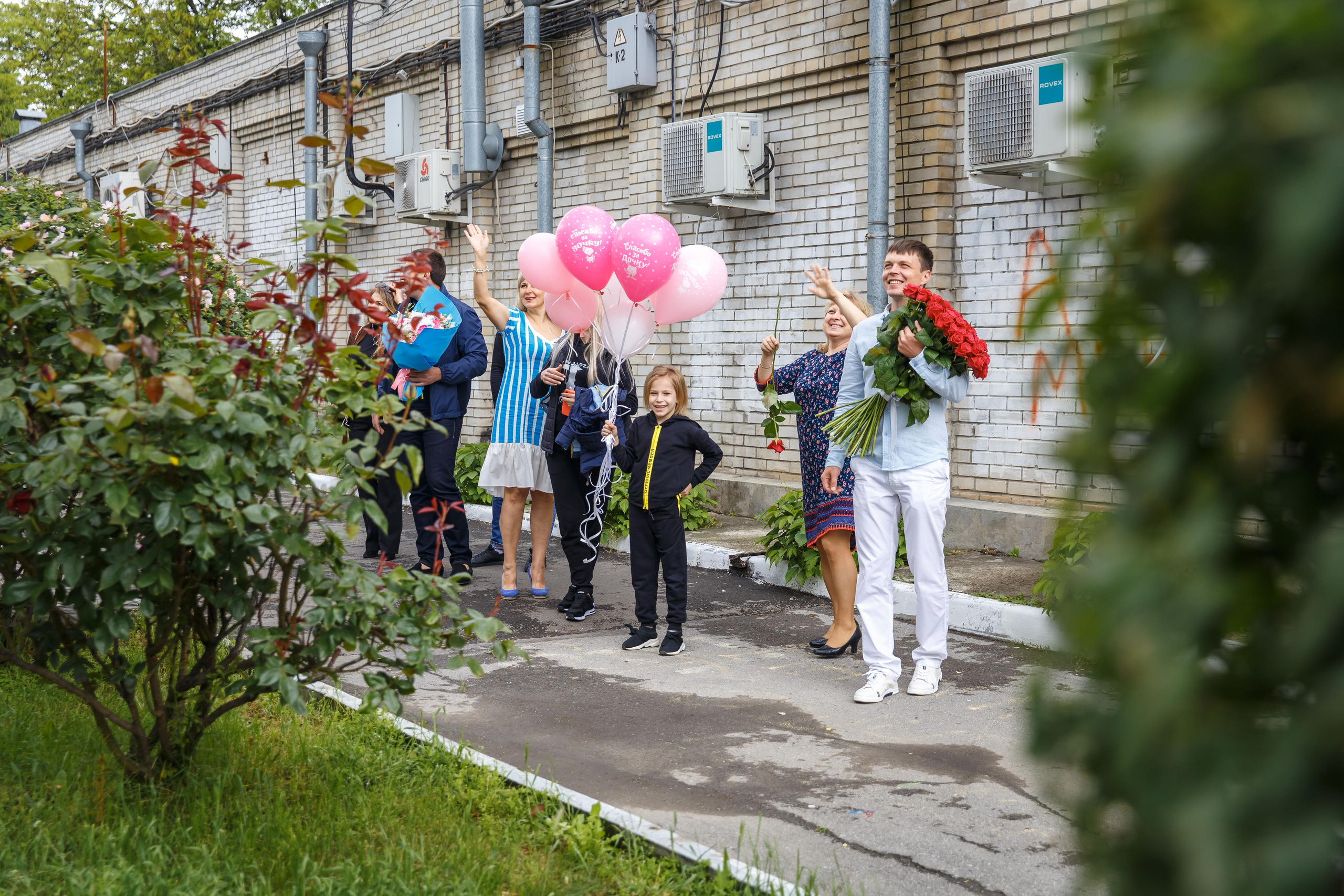 Выписка Евы из роддома ЦГБ. Семейный и детский фотограф в Ростове-на-Дону