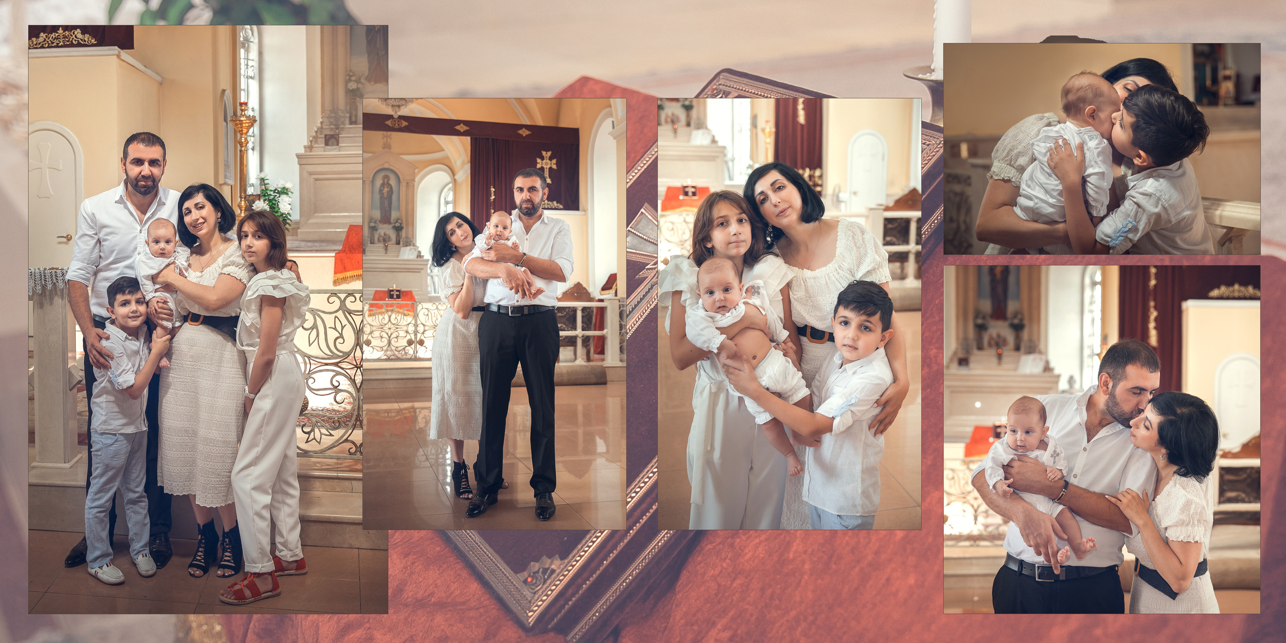 Фотокнига Таинство Крещения. Семейный и детский фотограф в Ростове-на-Дону