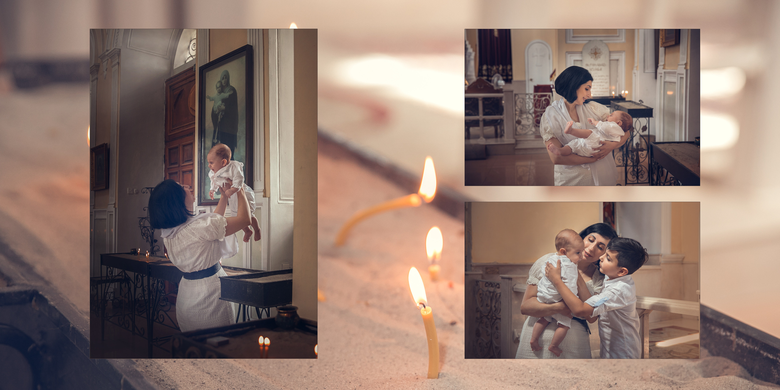 Фотокнига Таинство Крещения. Семейный и детский фотограф в Ростове-на-Дону