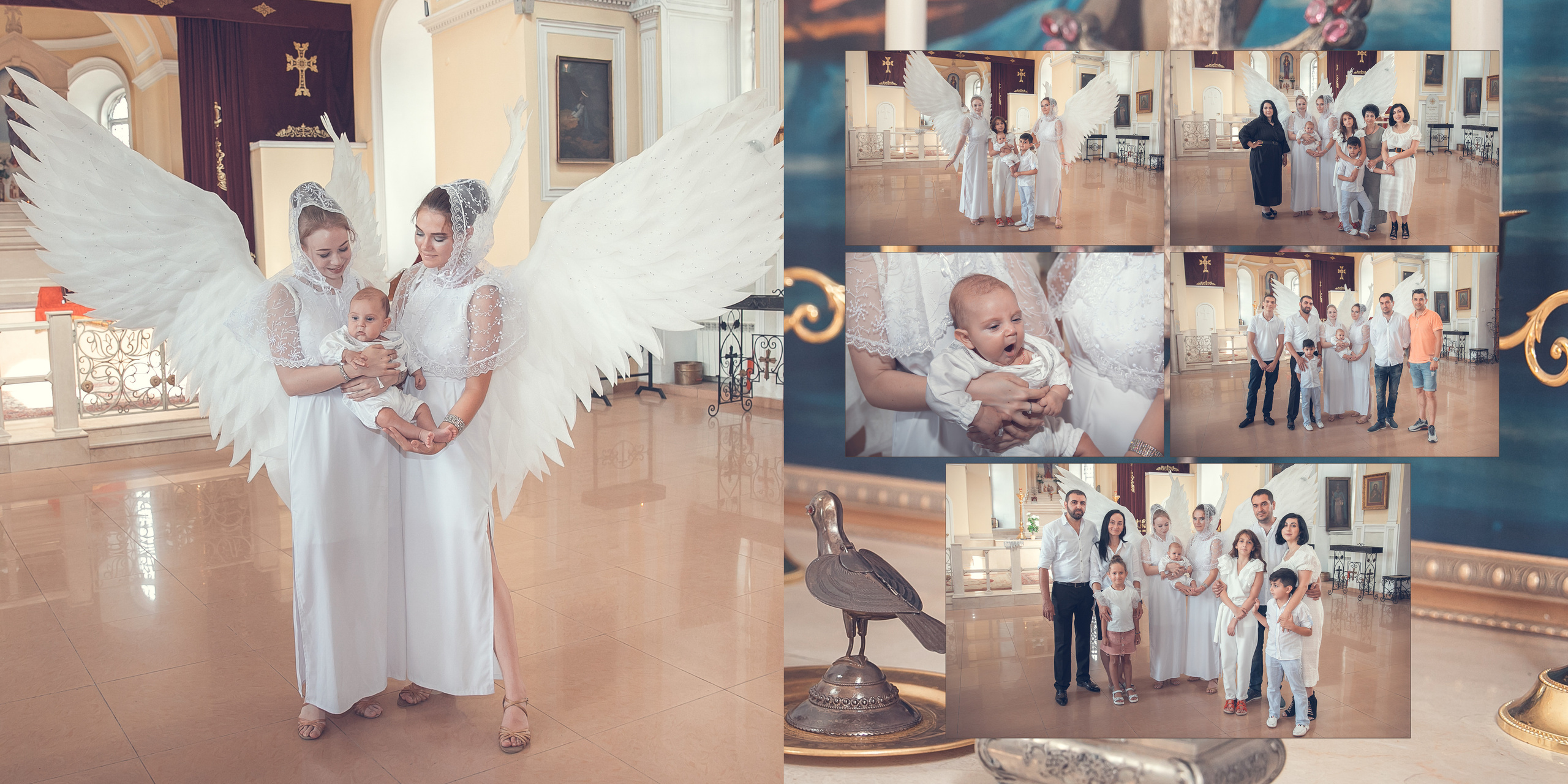 Фотокнига Таинство Крещения. Семейный и детский фотограф в Ростове-на-Дону