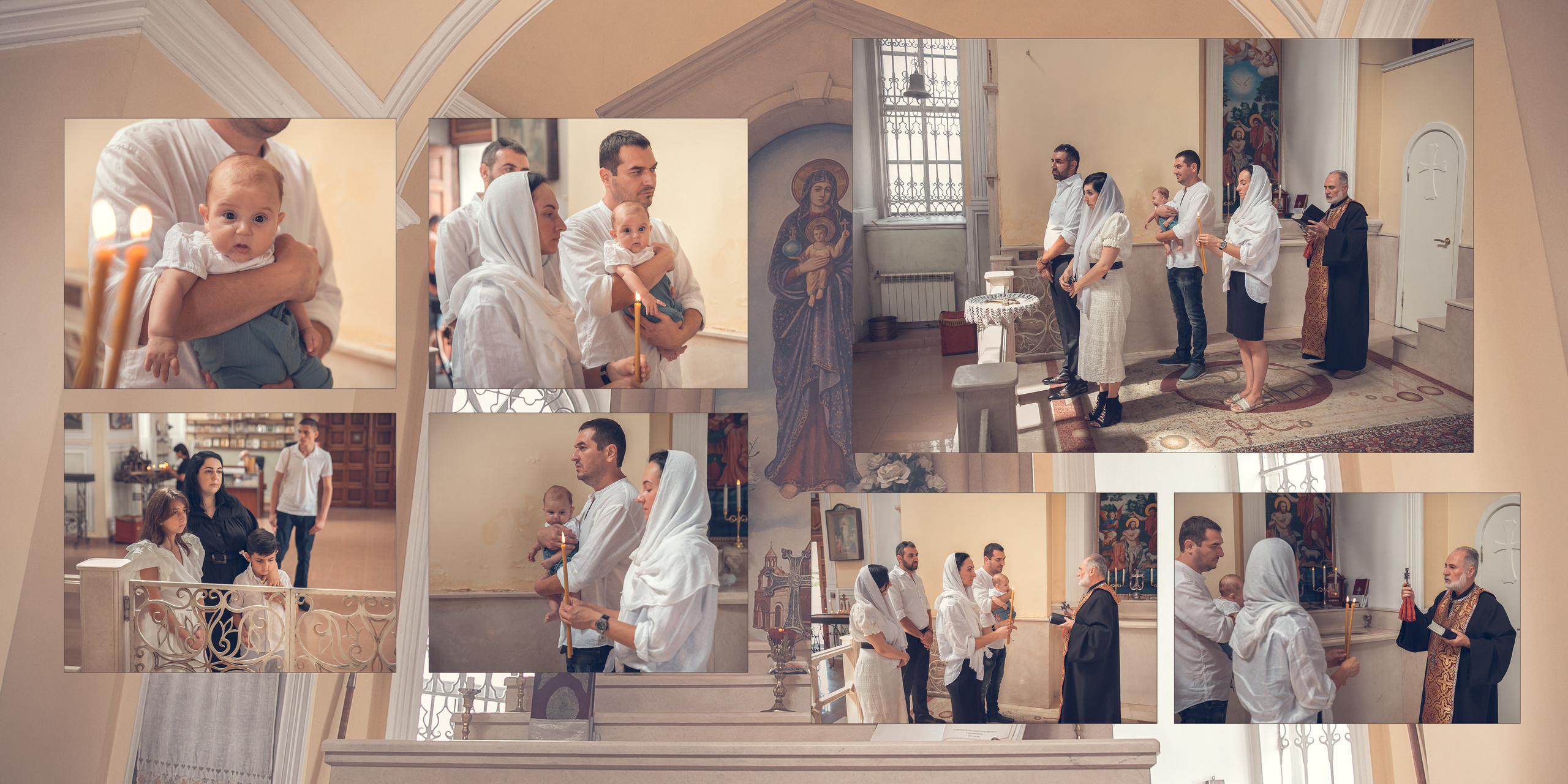 Фотокнига Таинство Крещения. Семейный и детский фотограф в Ростове-на-Дону