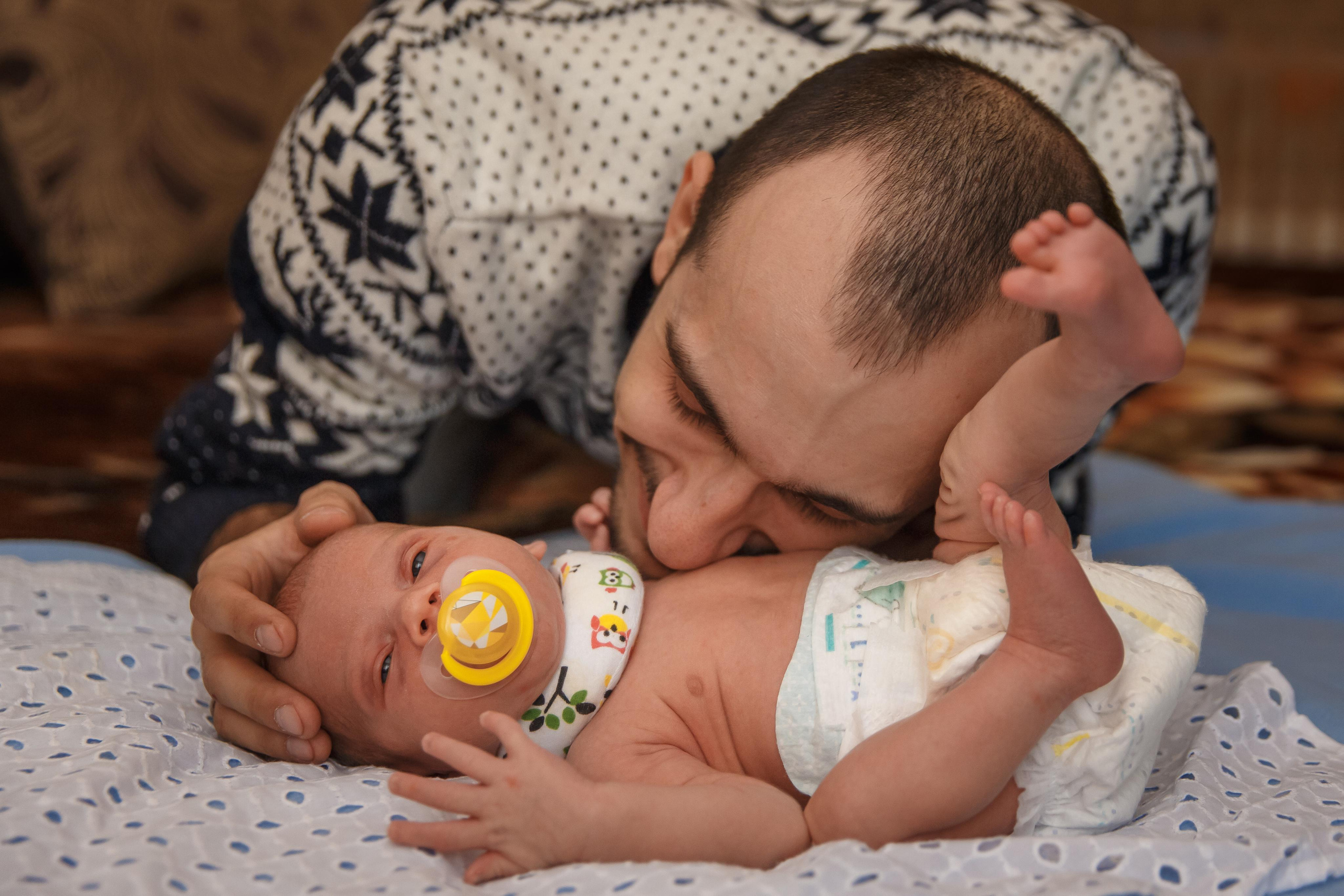Выписка из роддома с домашней частью. Семейный и детский фотограф в Ростове-на-Дону