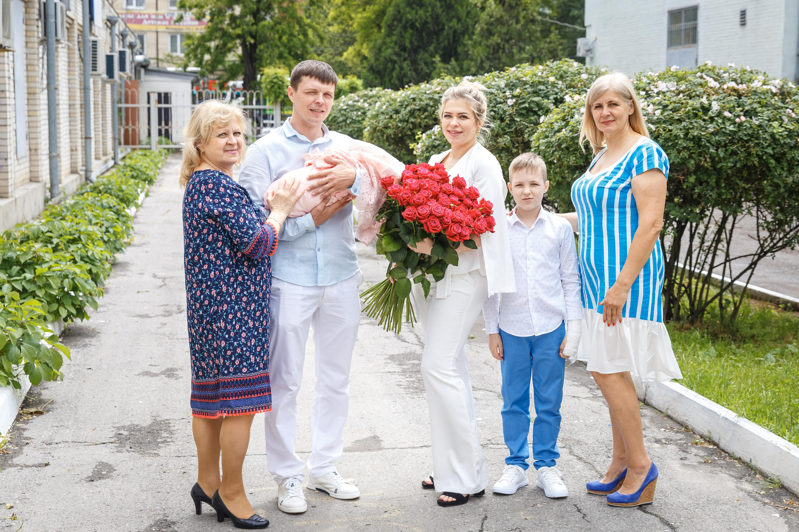 Выписка из Роддома. Семейный и детский фотограф в Ростове-на-Дону