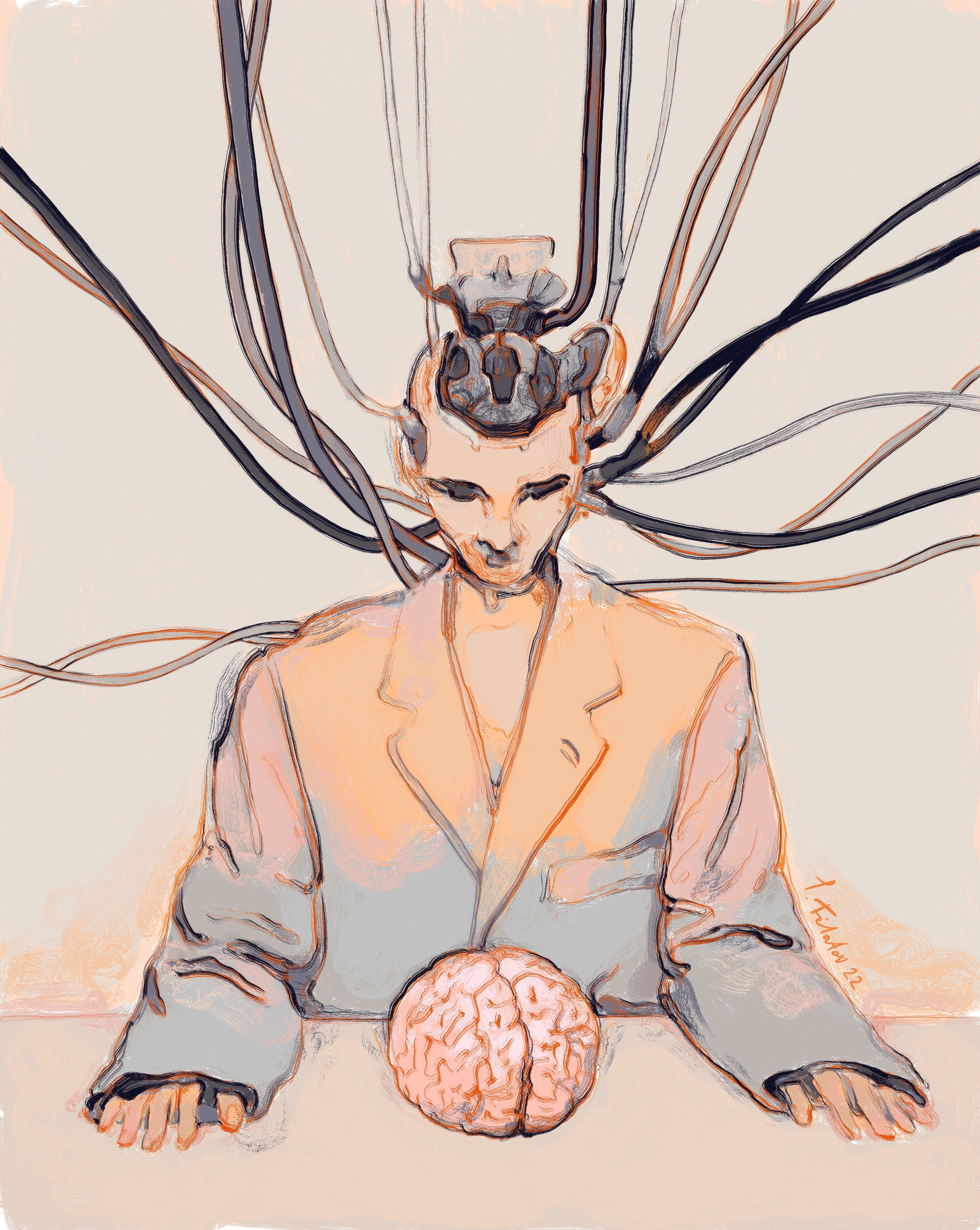 Series MIND GAME. Visual artist Ilia Filatov