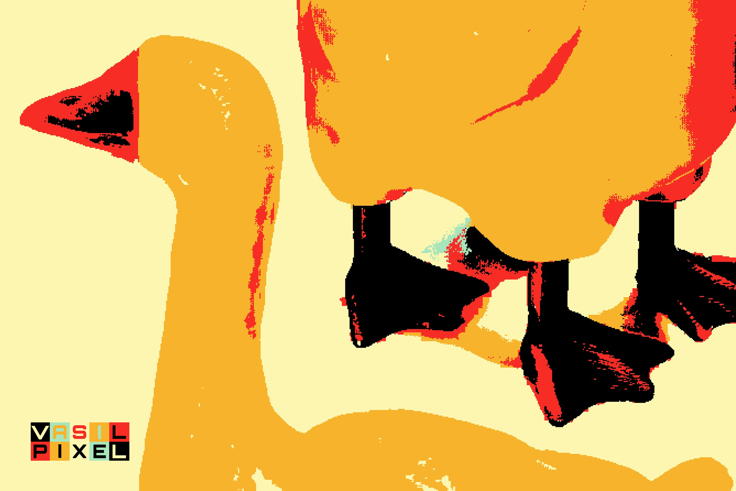 Визуальный арт пиксельный художник Василь Пиксель